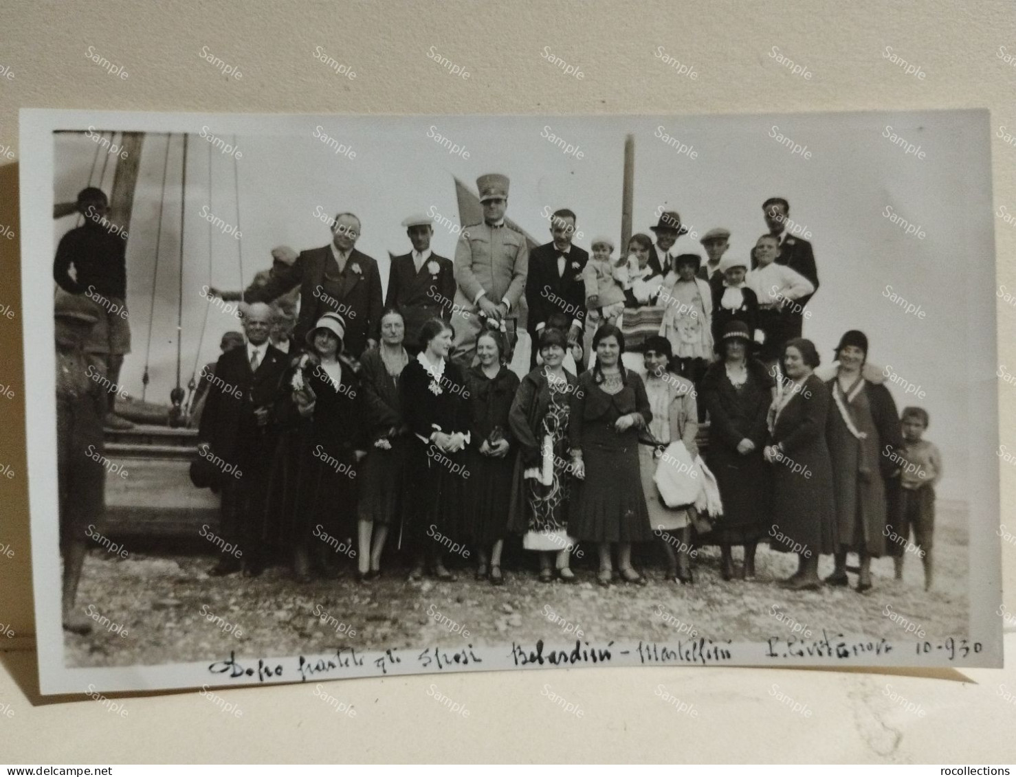 Italia Foto  Persone Sposi P. CIVITANOVA (Marche) 1930. - Europa