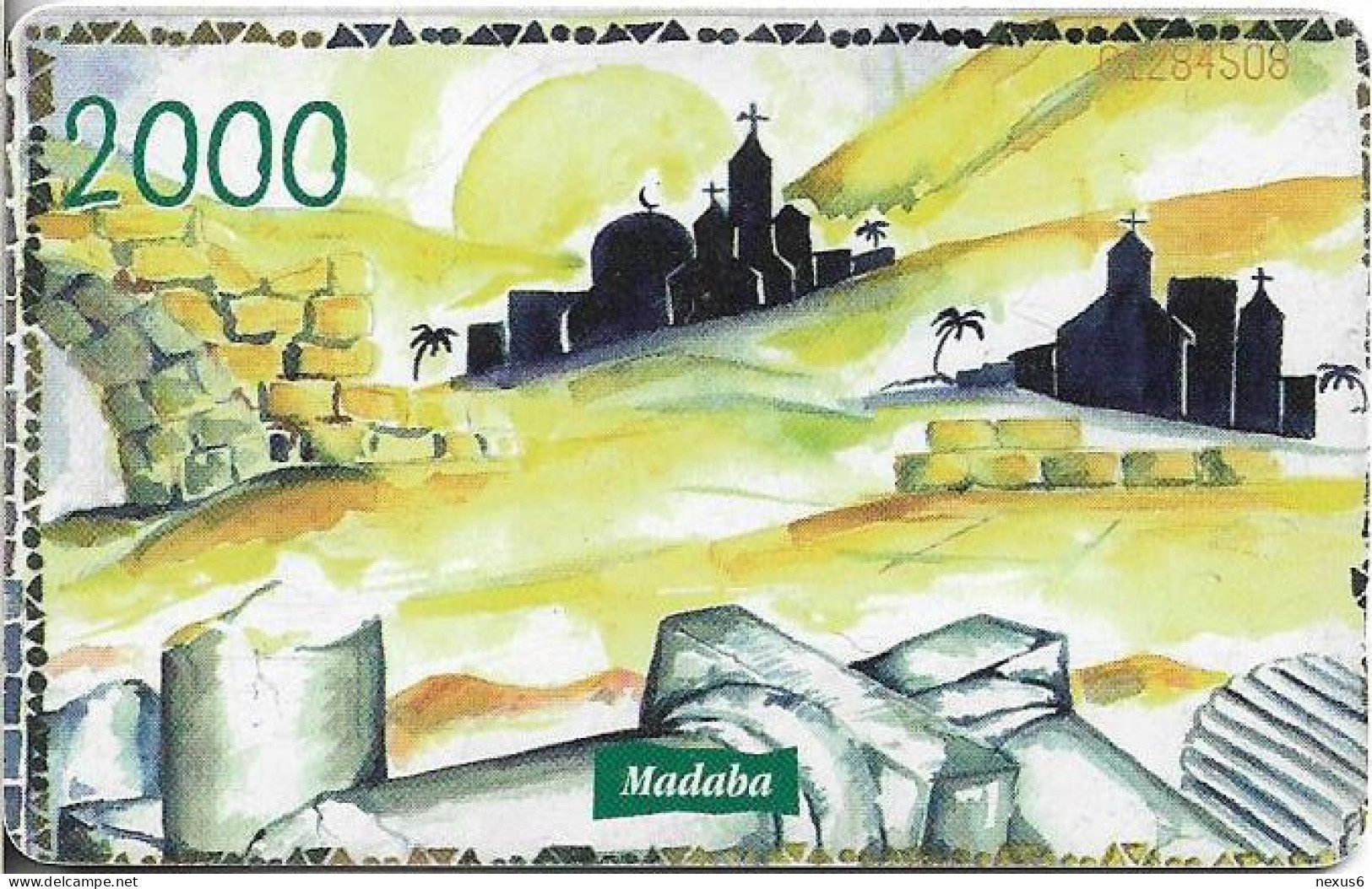 Jordan - JPP - Millennium - Madaba, 06.2000, SC7, 5JD, Used - Jordanië