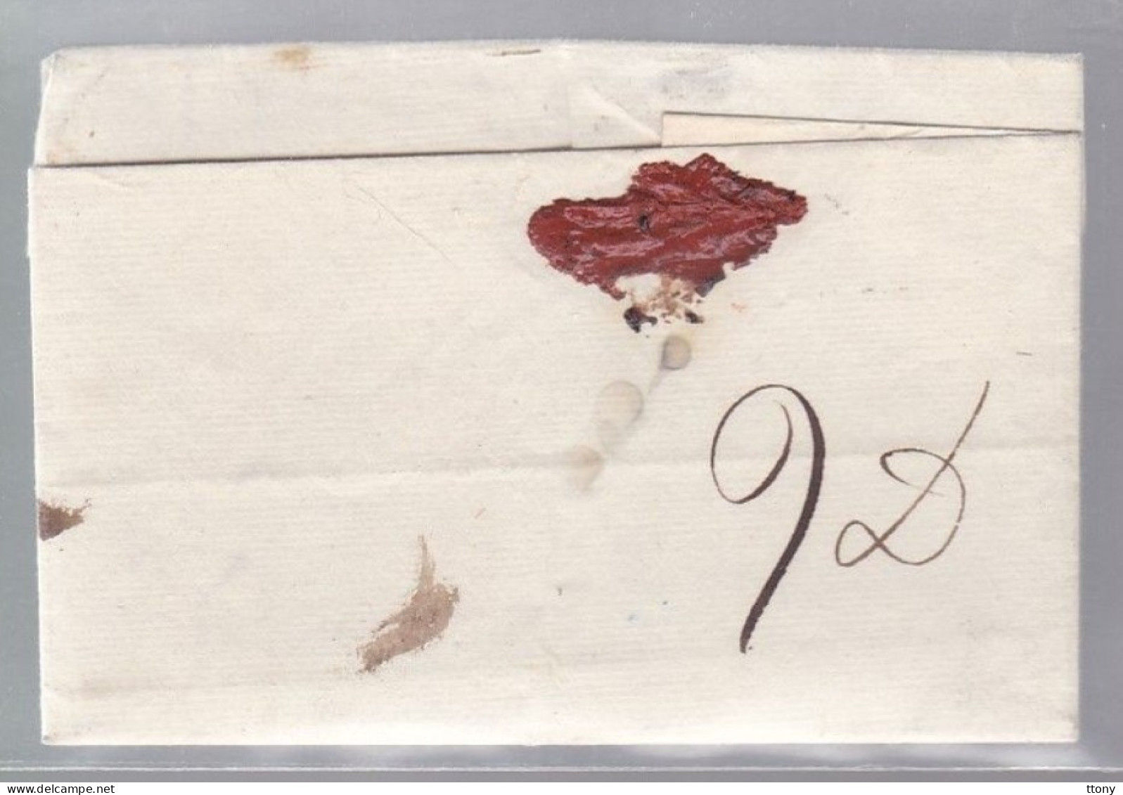 Lettre Dite Précurseurs  Sur Enveloppe  S.C    Année 1817  Destination Caen   P. 13.P Lisieux - 1801-1848: Vorläufer XIX