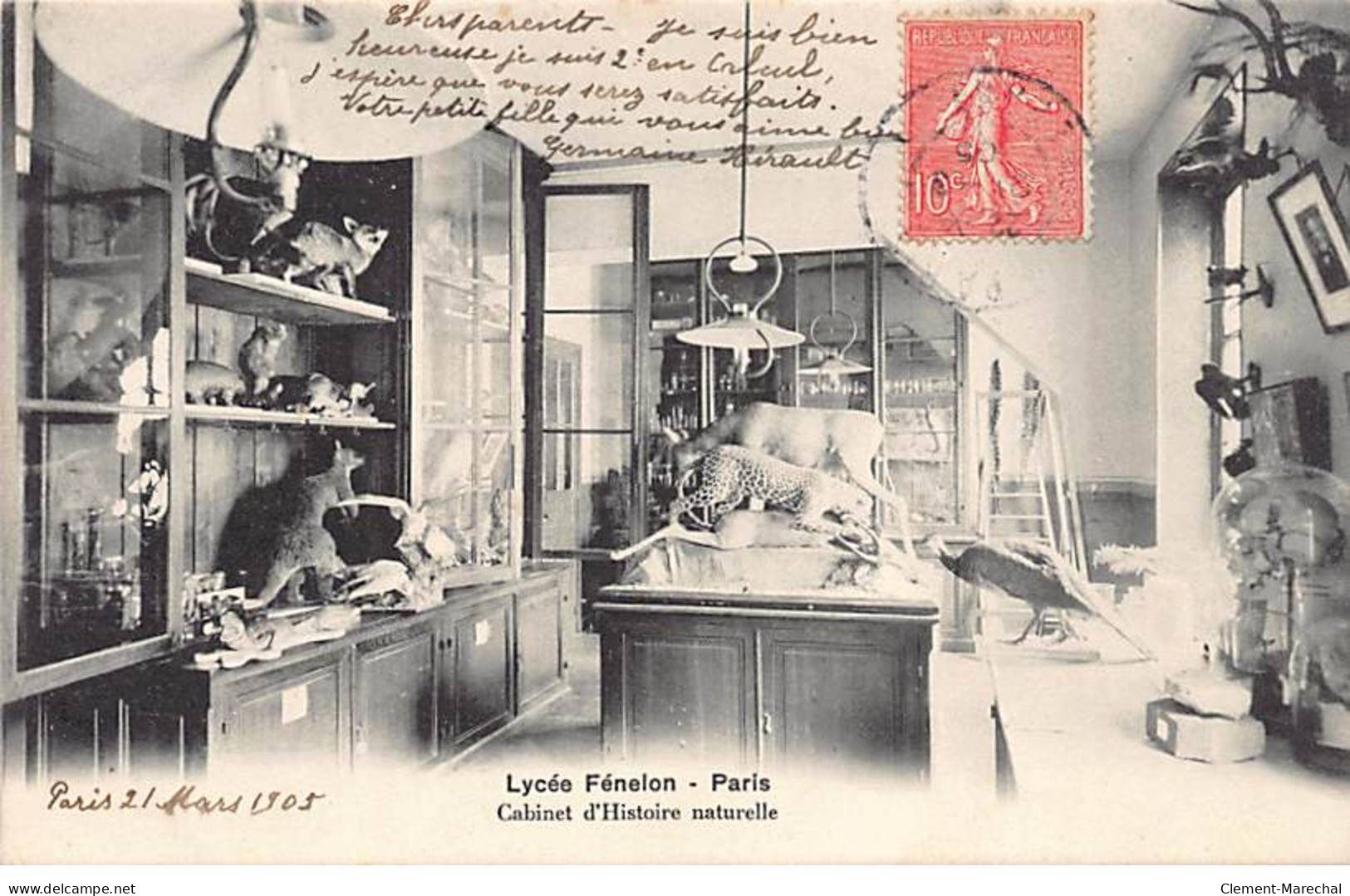 PARIS - Lycée Fénelon - Cabinet D'Histoire Naturelle - Très Bon état - Paris (06)