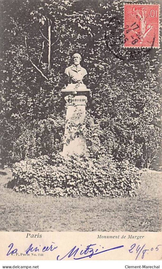 PARIS - Monument De Murger - Très Bon état - District 06