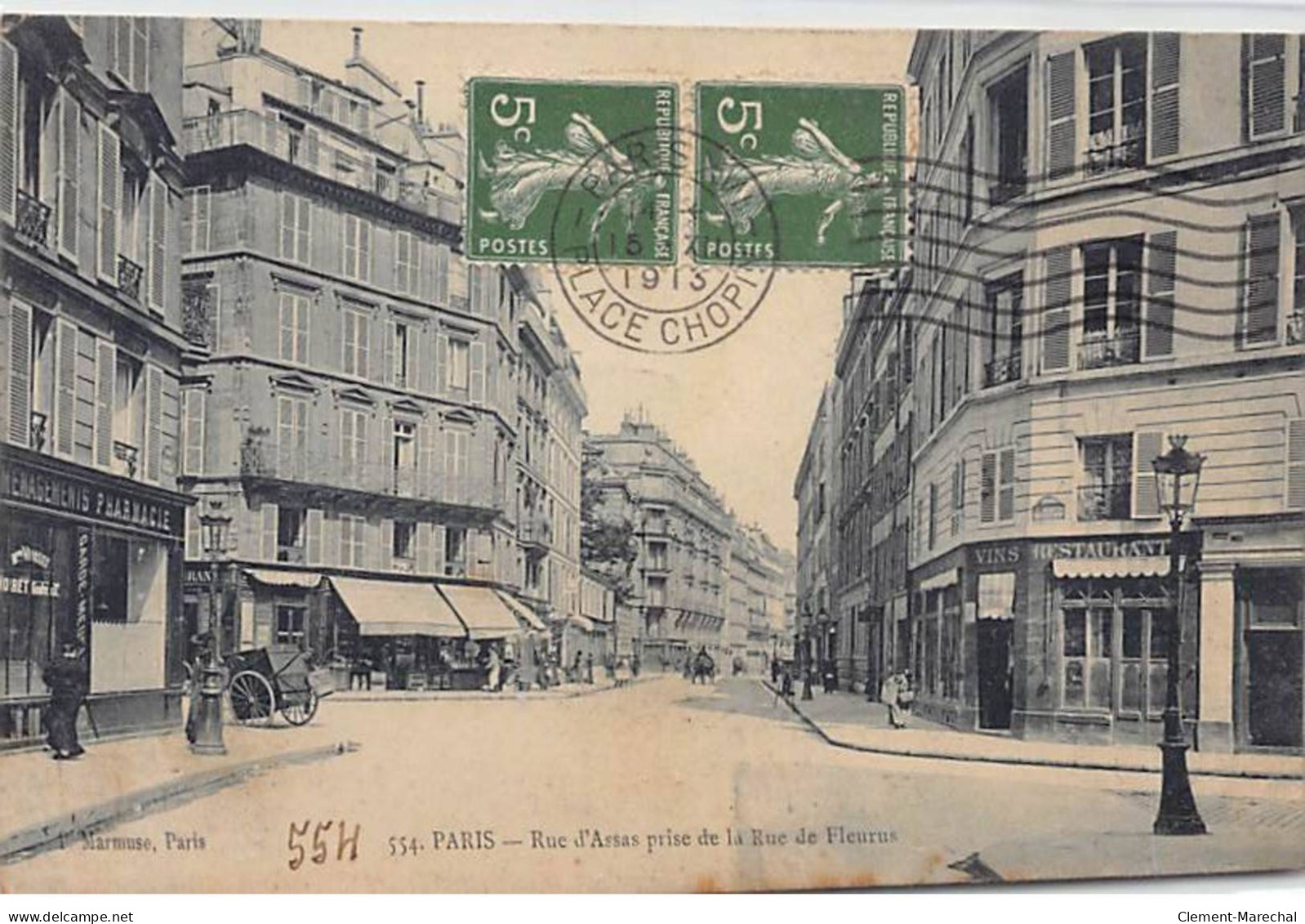 PARIS - Rue D'Assas Prise De La Rue De Fleurus - état - Arrondissement: 06