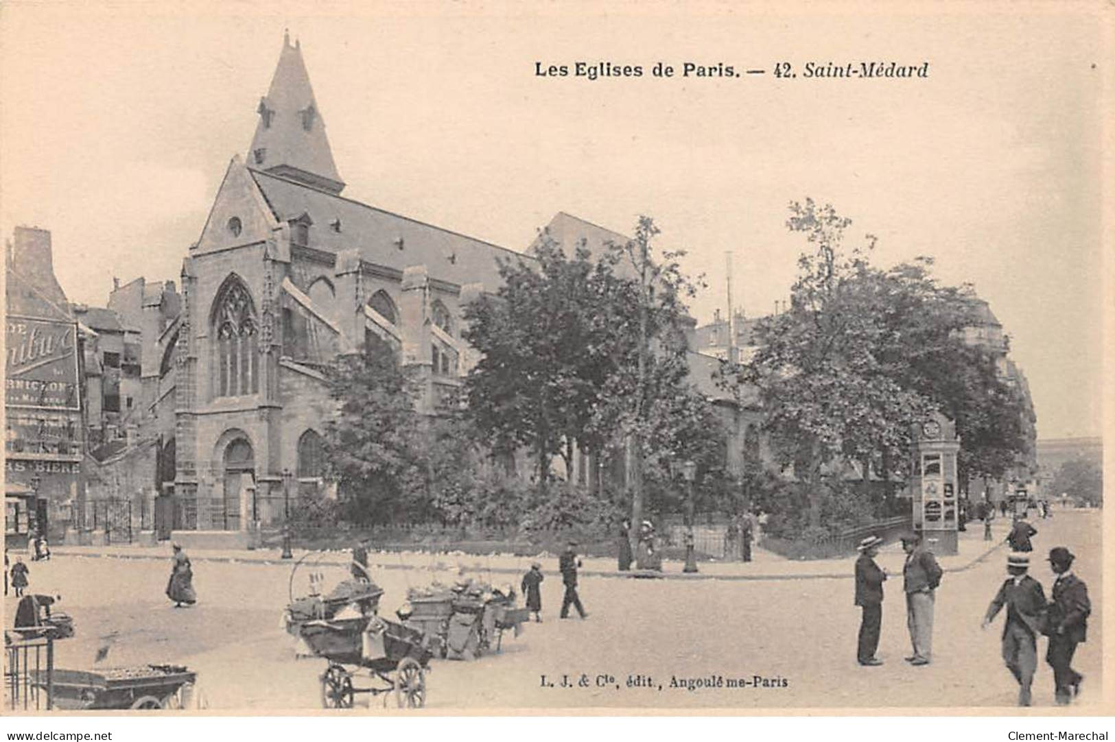 PARIS - Les Eglises De Paris - Saint Médard - Très Bon état - Distrito: 05