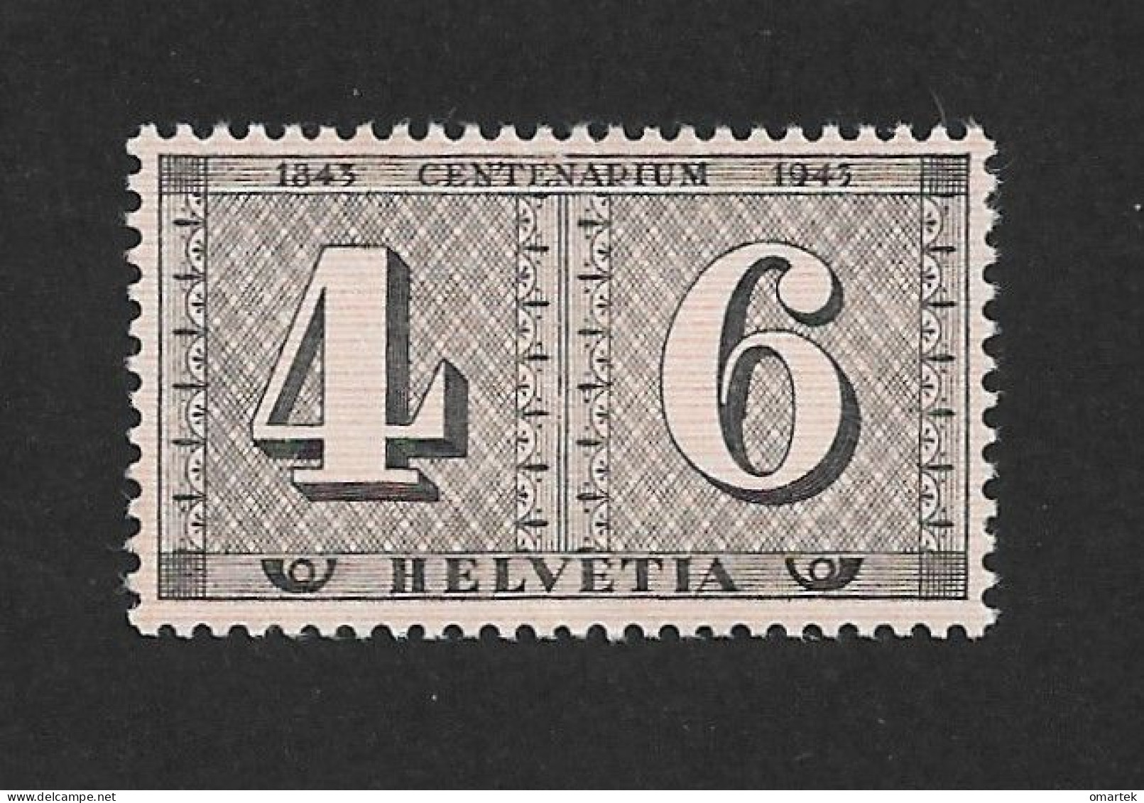 Schweiz Switzerland Helvetia 1943 MNH Mi 416 Sc 287 Zu 258 Yt 384 Stamp Jubilee.. - Ongebruikt