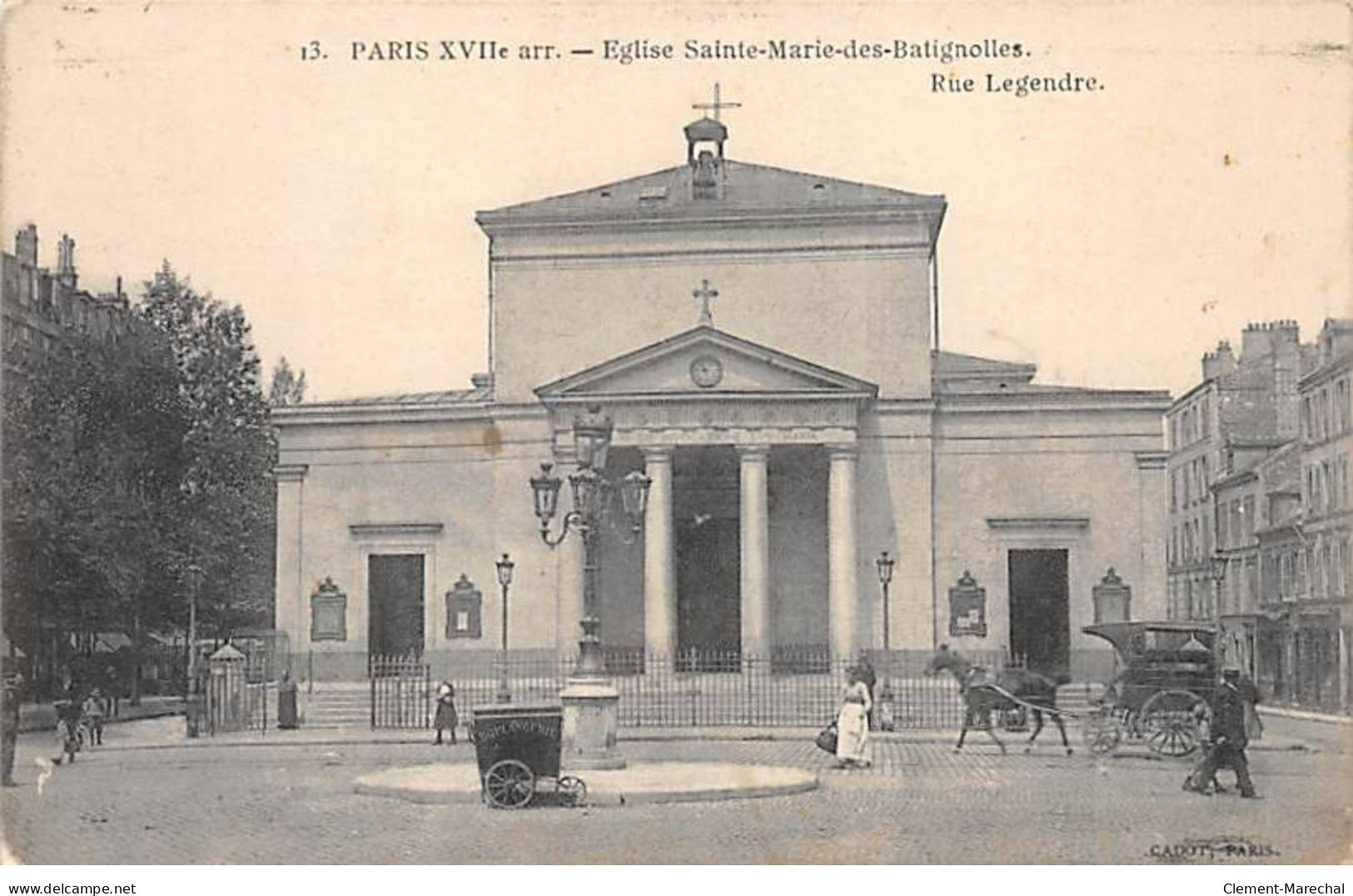 PARIS - Eglise Sainte Marie Des Batignolles - Rue Legendre - Très Bon état - Distrito: 17