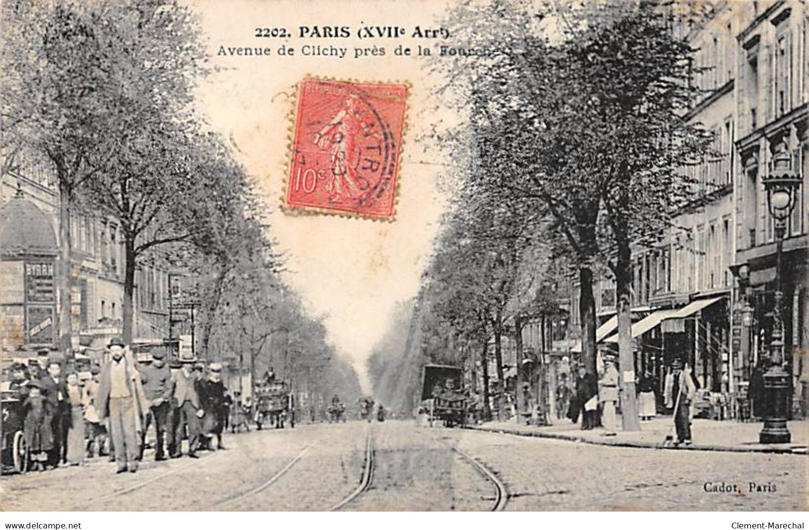 PARIS - Avenue De Clichy Près De La Fourche - Très Bon état - Distretto: 17
