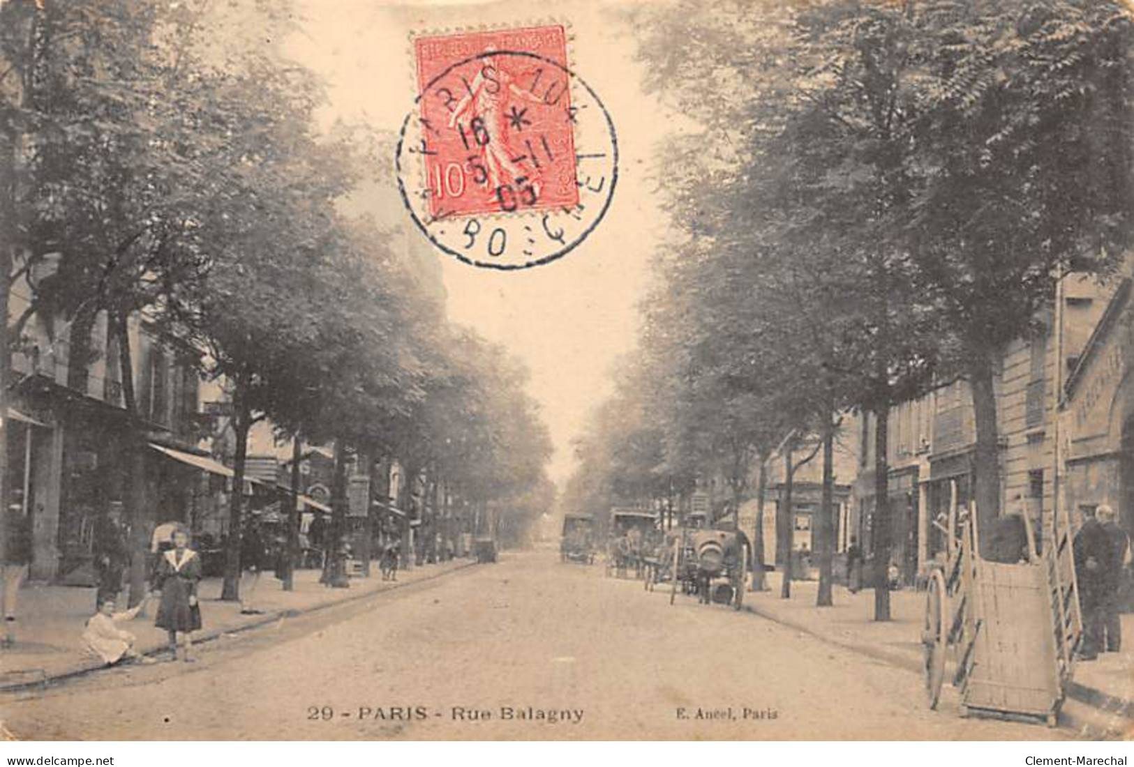 PARIS - Rue Balagny - état - Arrondissement: 17