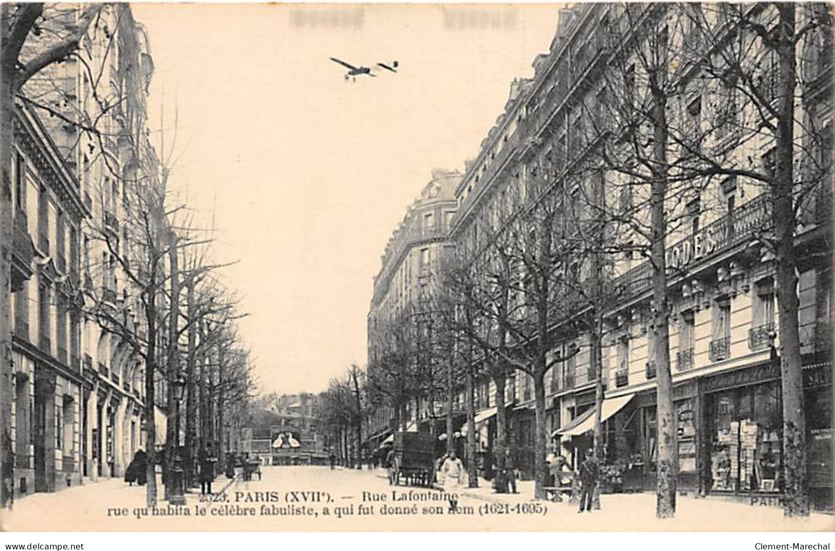 PARIS - Rue Lafontaine - Aviation - F. F. - Très Bon état - Arrondissement: 17