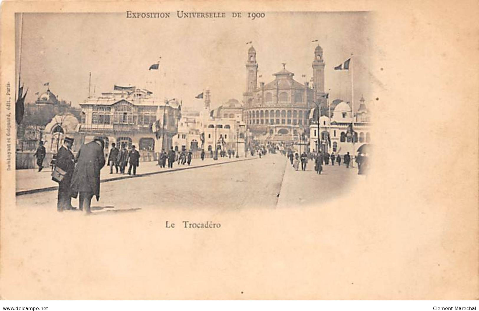 PARIS - Exposition Universelle 1900 - Le Trocadéro - Très Bon état - District 16