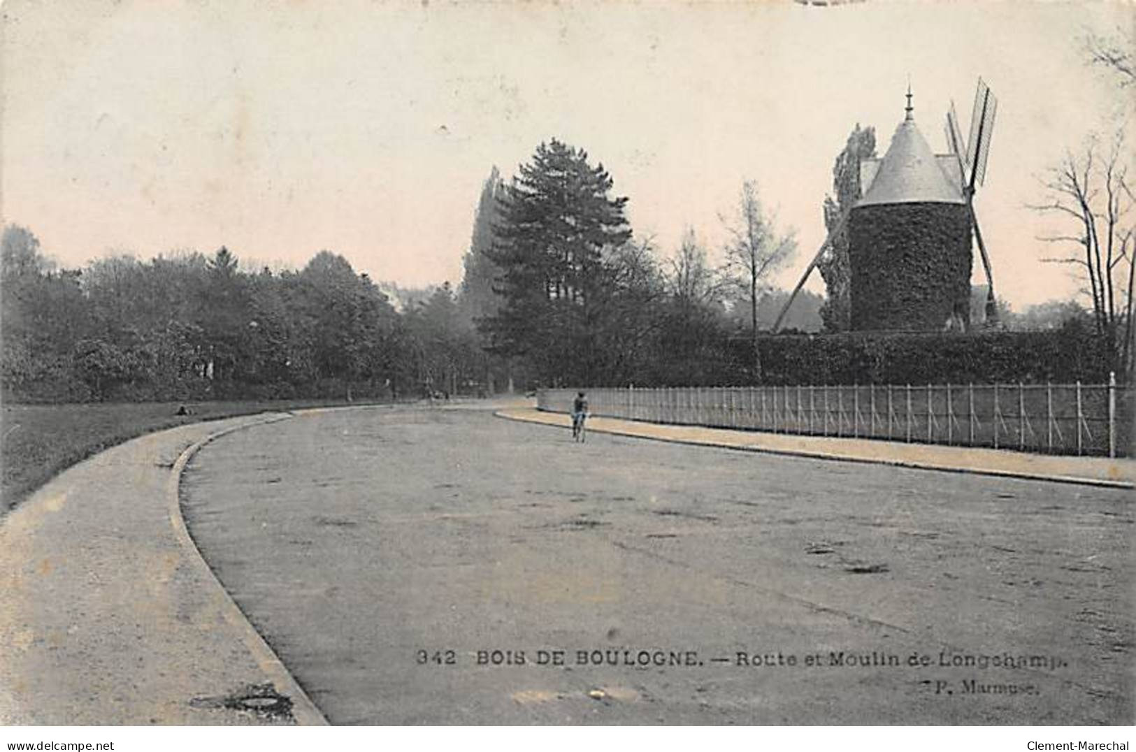 PARIS - Bois De Boulogne - Route Et Moulin De Longchamps - Très Bon état - District 16