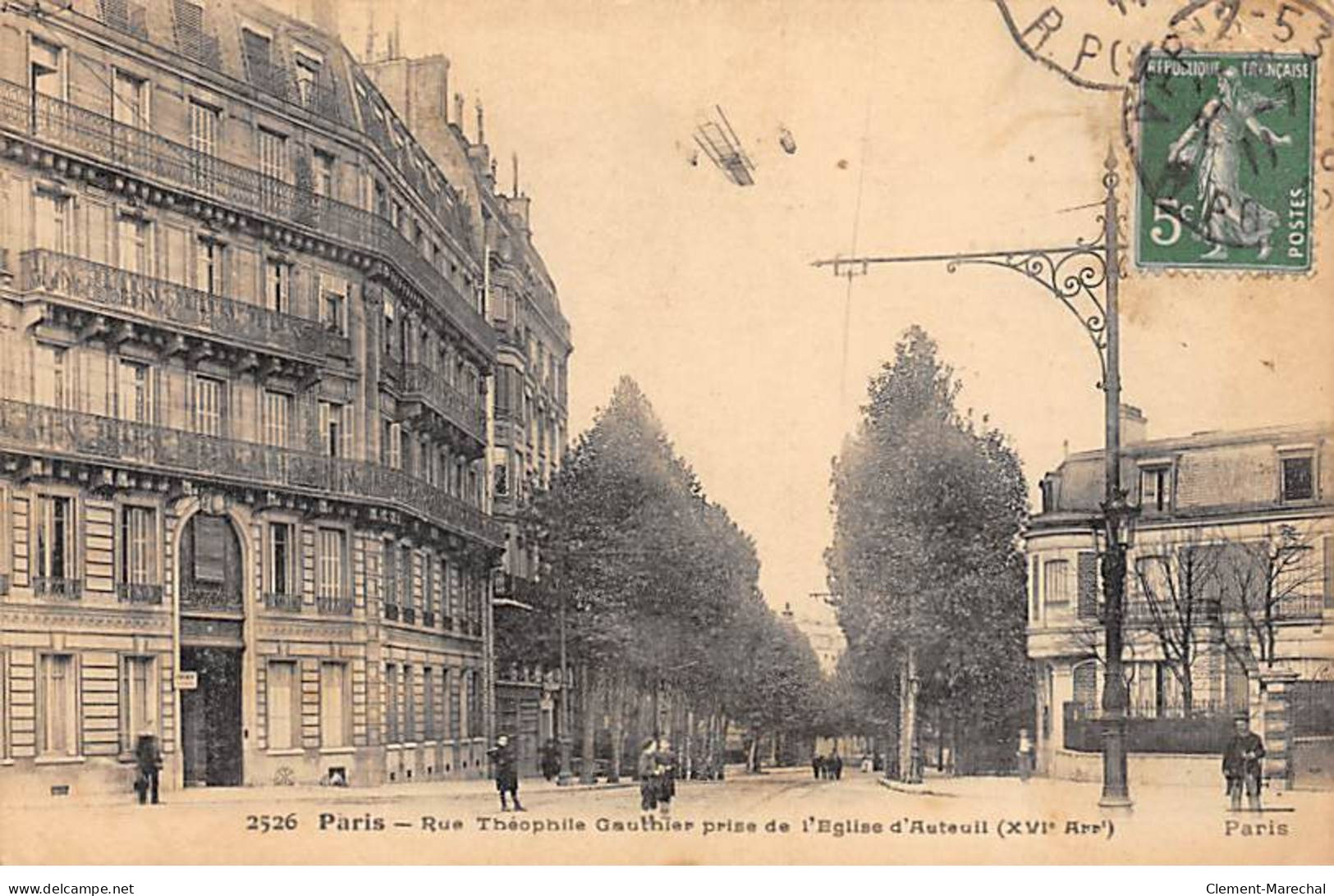 PARIS - Rue Théophile Gauthier Prise De L'Eglise D'Auteuil - Très Bon état - District 16