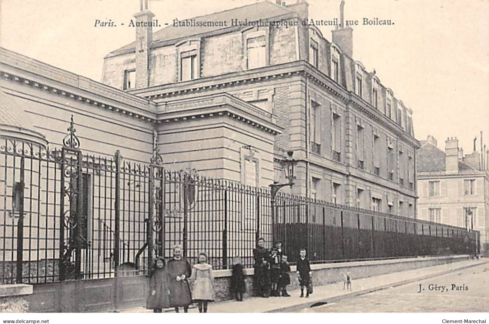 PARIS - Auteuil - Etablissement Hydrothérapique D'Auteuil, Rue Boileau - Très Bon état - Distrito: 16