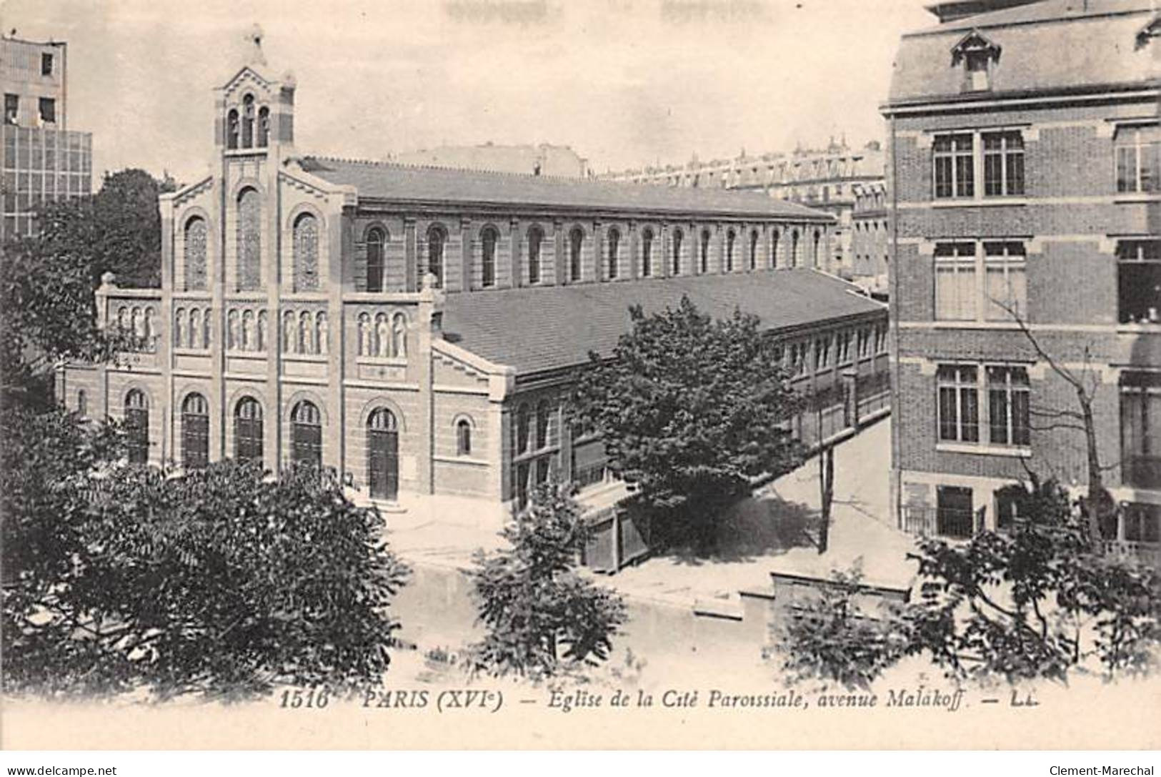 PARIS - Eglise De La Cité Paroissiale - Avenue Malakoff - Très Bon état - District 16