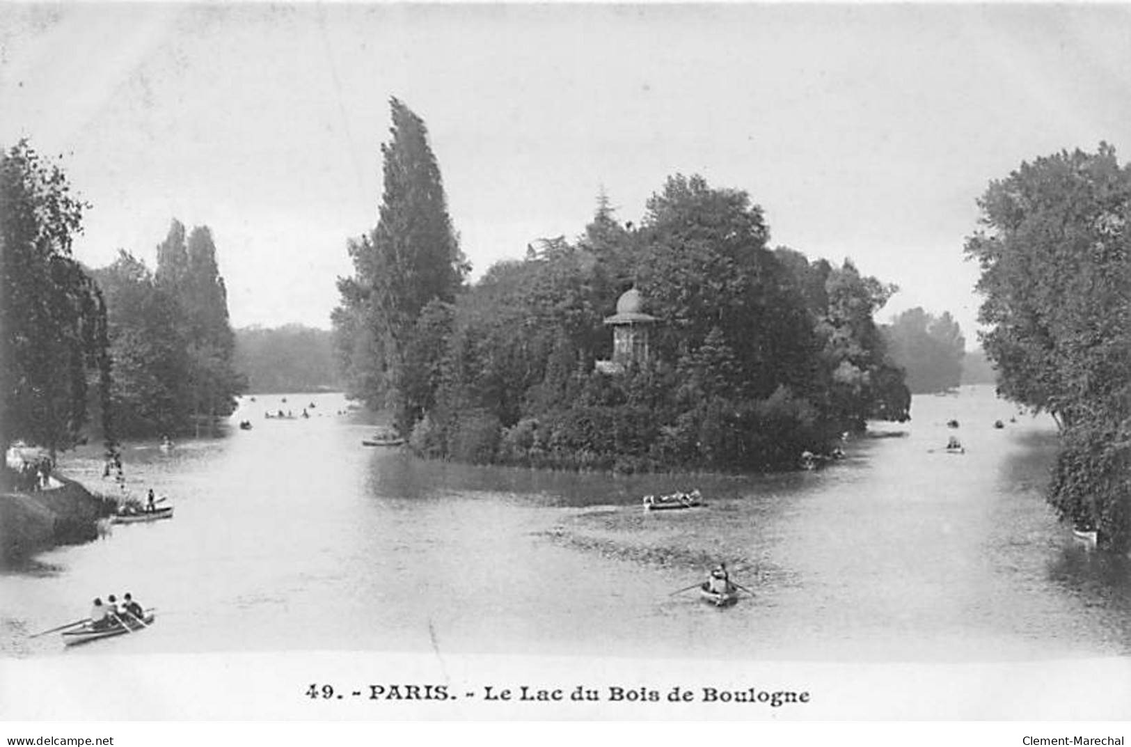 PARIS - Le Lac Du Bois De Boulogne - Très Bon état - Arrondissement: 16