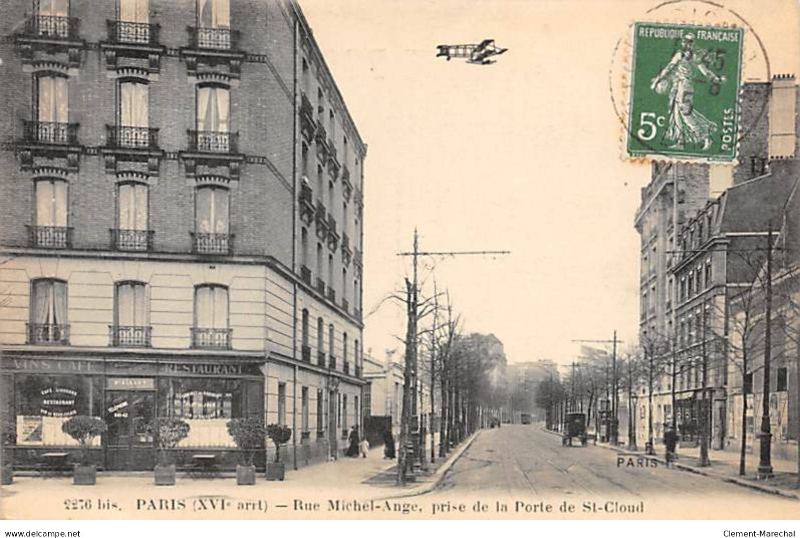 PARIS - Rue Michel Ange, Prise De La Porte De Saint Cloud - Très Bon état - Distrito: 16