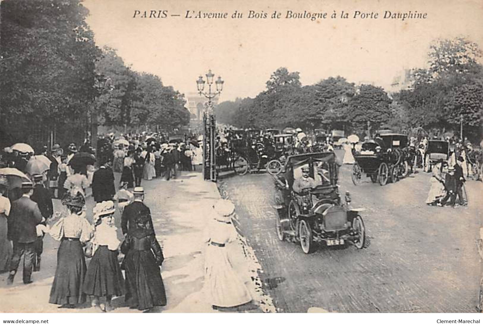 PARIS - L'Avenue Du Bois De Boulogne à La Porte Dauphine - Très Bon état - Arrondissement: 16