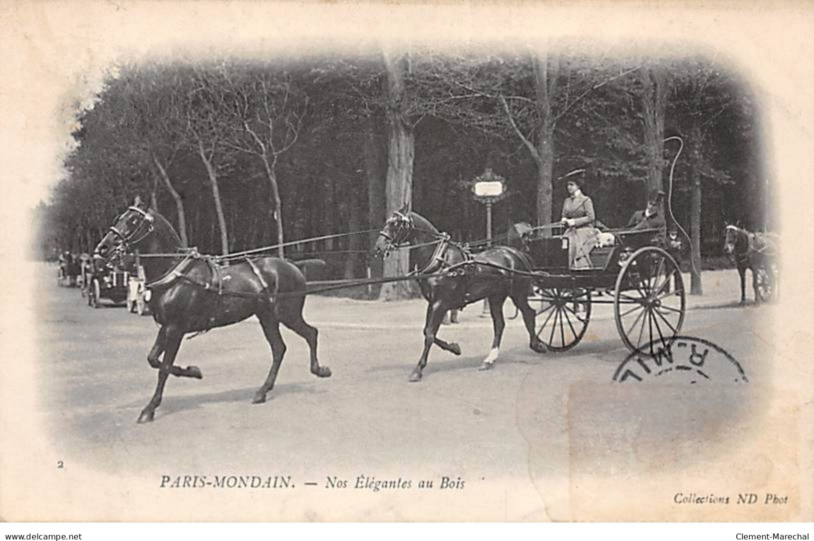 PARIS Mondain - Nos Elégantes Au Bois - Très Bon état - Arrondissement: 16