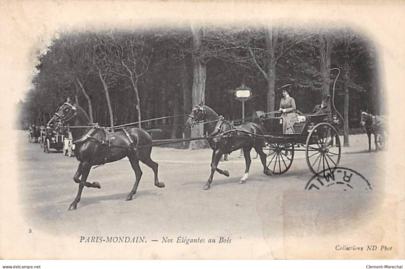 PARIS Mondain - Nos Elégantes Au Bois - Très Bon état - District 16