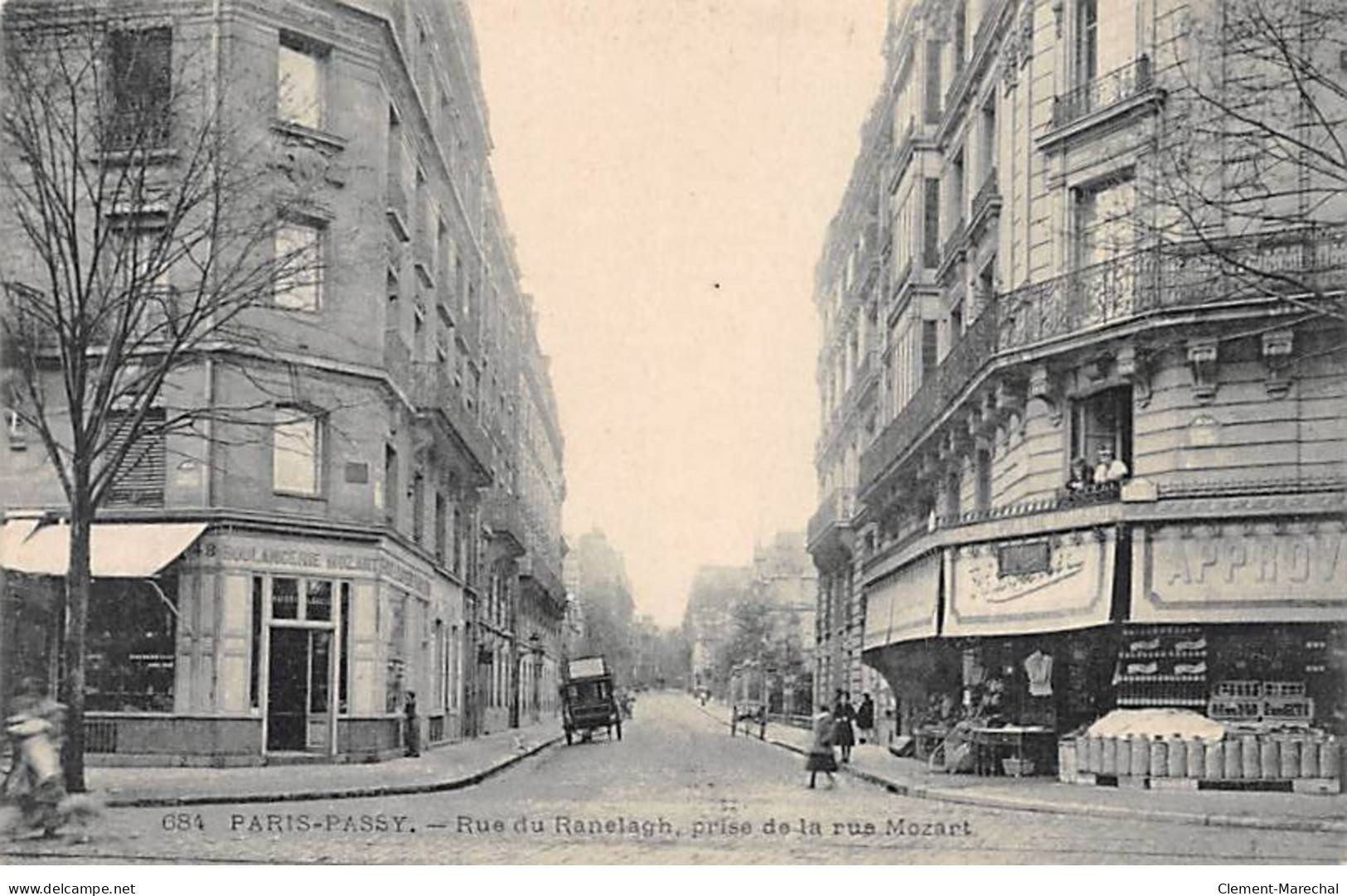 PARIS -Passy - Rue De Ranelagh, Prise De La Rue Mozart - Très Bon état - Paris (16)