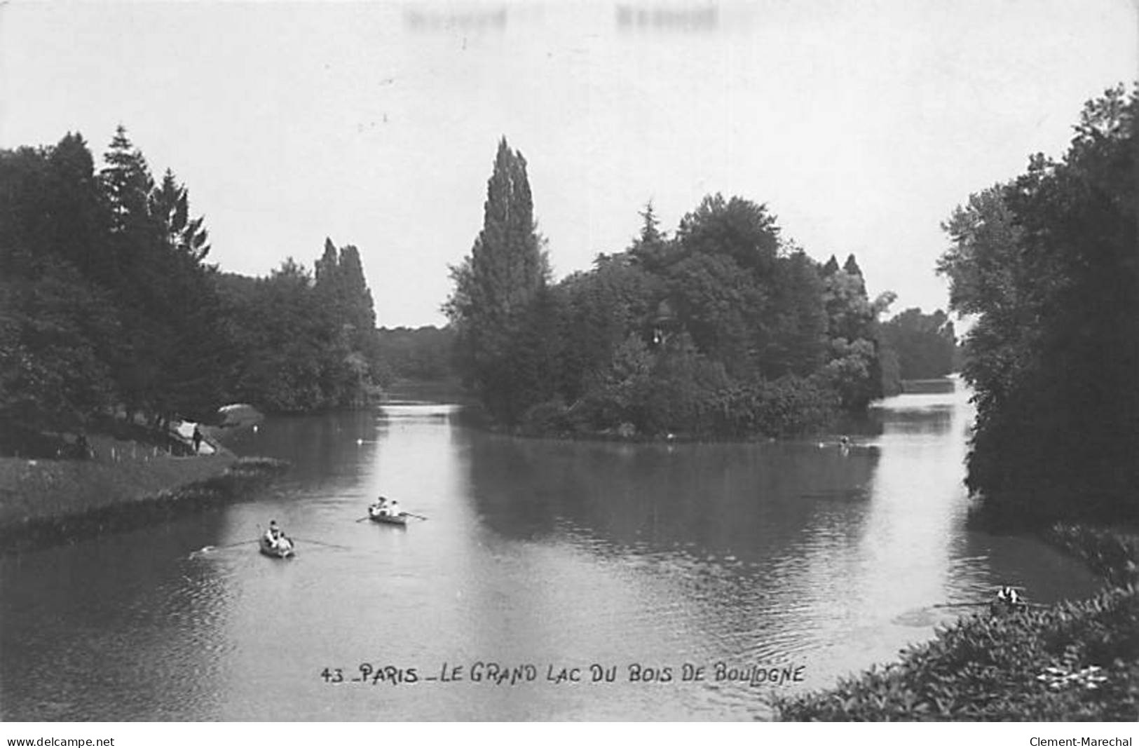 PARIS - Le Grand Lac Du Bois De Boulogne - Très Bon état - District 16