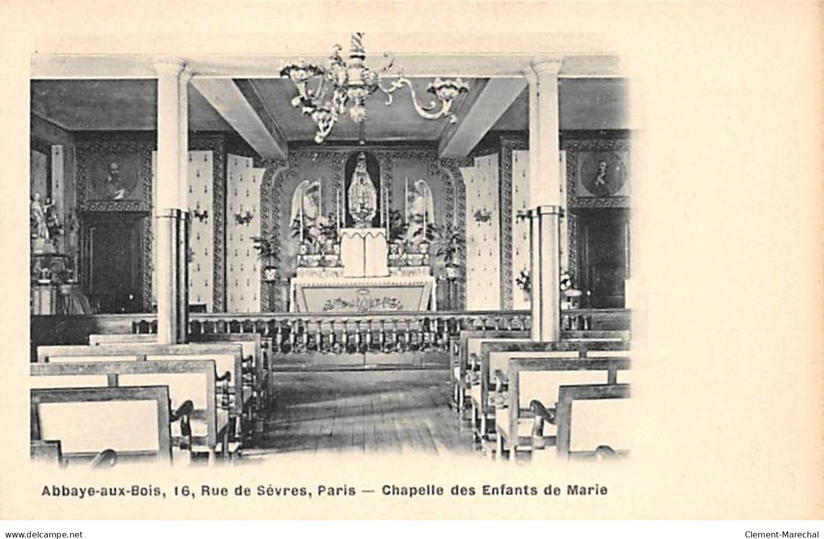 PARIS - Abbaye Aux Bois - Chapelle Des Enfants De Marie - Rue De Sèvres - Très Bon état - Arrondissement: 16