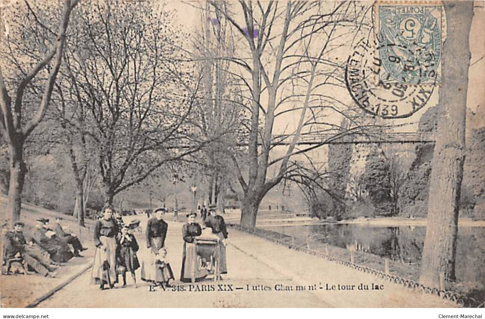 PARIS - Buttes Chaumont - Le Tour Du Lac - Très Bon état - Paris (19)