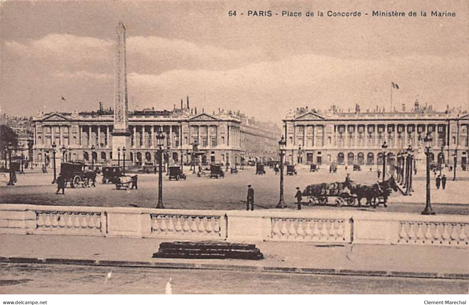 PARIS - Place De La Concorde - Ministère De La Marine - Très Bon état - District 08