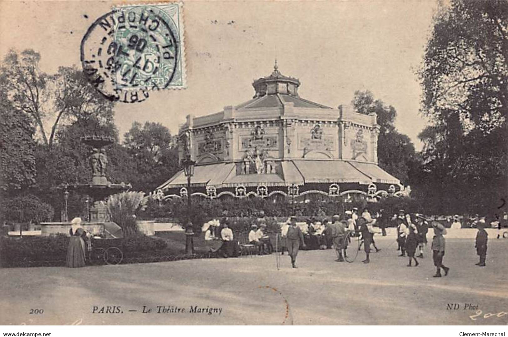 PARIS - Le Théâtre Marigny - Très Bon état - Arrondissement: 08