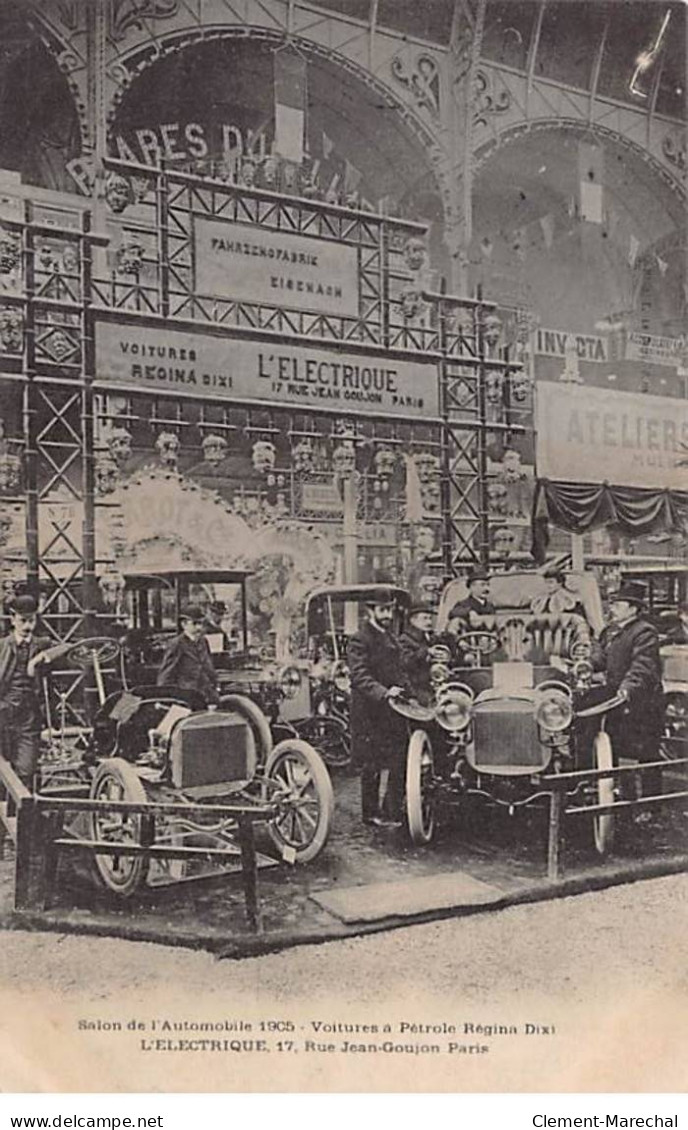PARIS - Salon De L'Automobile 1905 - Voitures Régina " L'Electrique " - Très Bon état - District 08