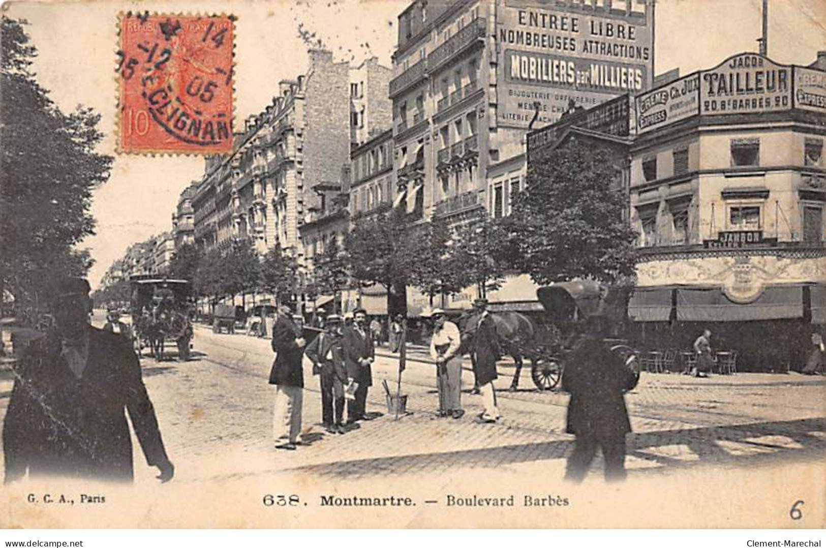PARIS - Montmartre - Boulevard Barbès - état - Arrondissement: 18