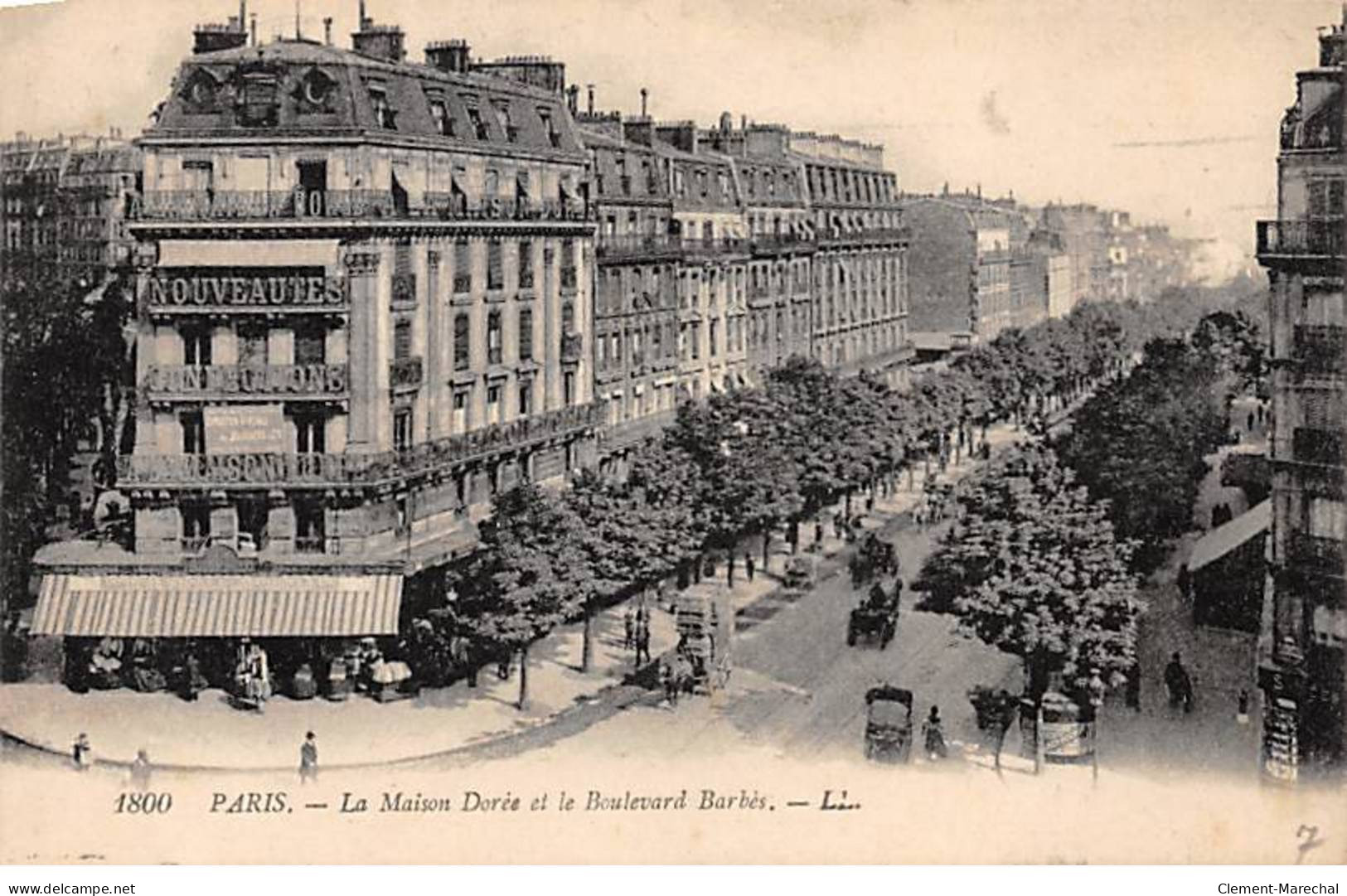 PARIS - La Maison Dorée Et Le Boulevard Barbès - Très Bon état - Distretto: 18