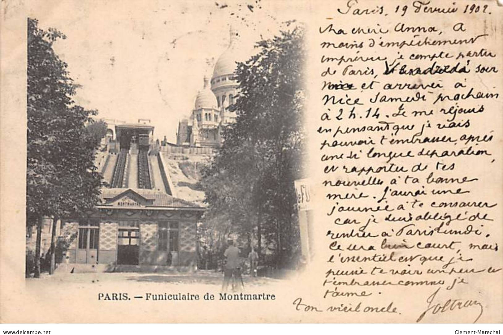 PARIS - Funiculaire De Montmartre - Très Bon état - Arrondissement: 18