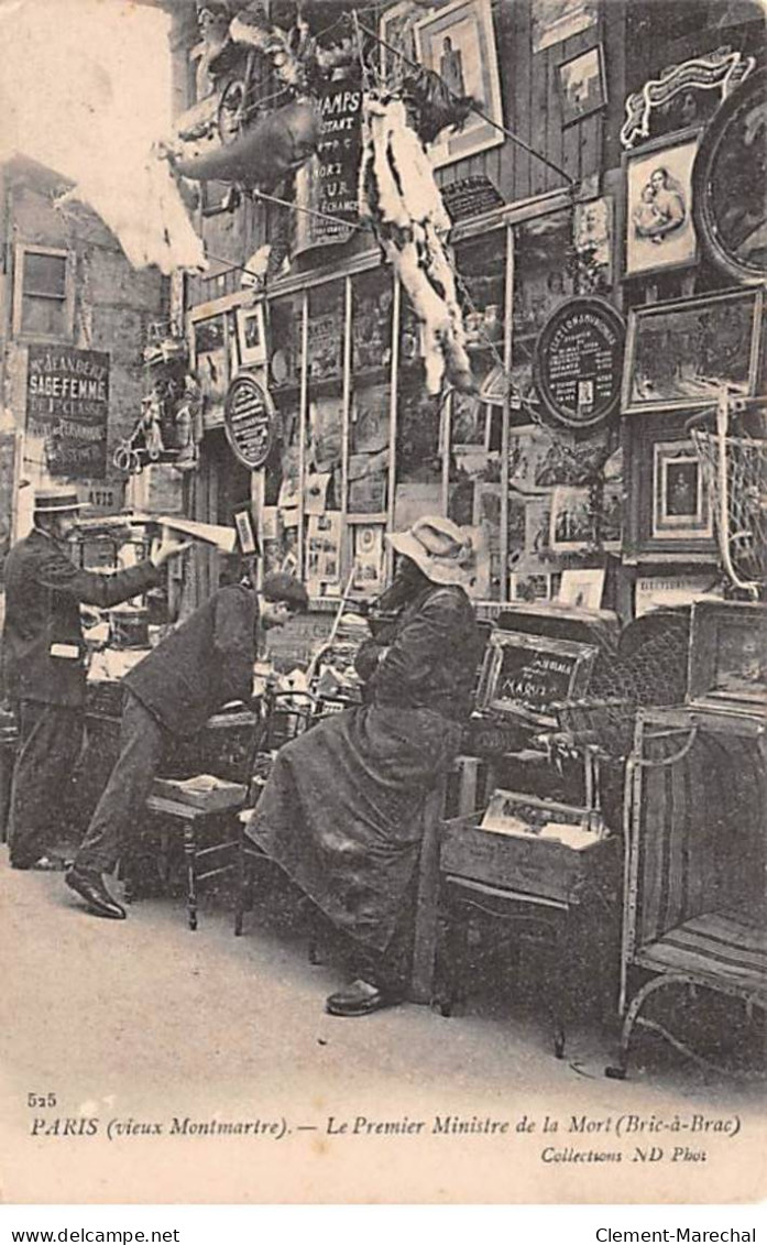 PARIS - Vieux Montmartre - Le Premier Ministre De La Mort (Bric à Brac) - Très Bon état - Arrondissement: 18