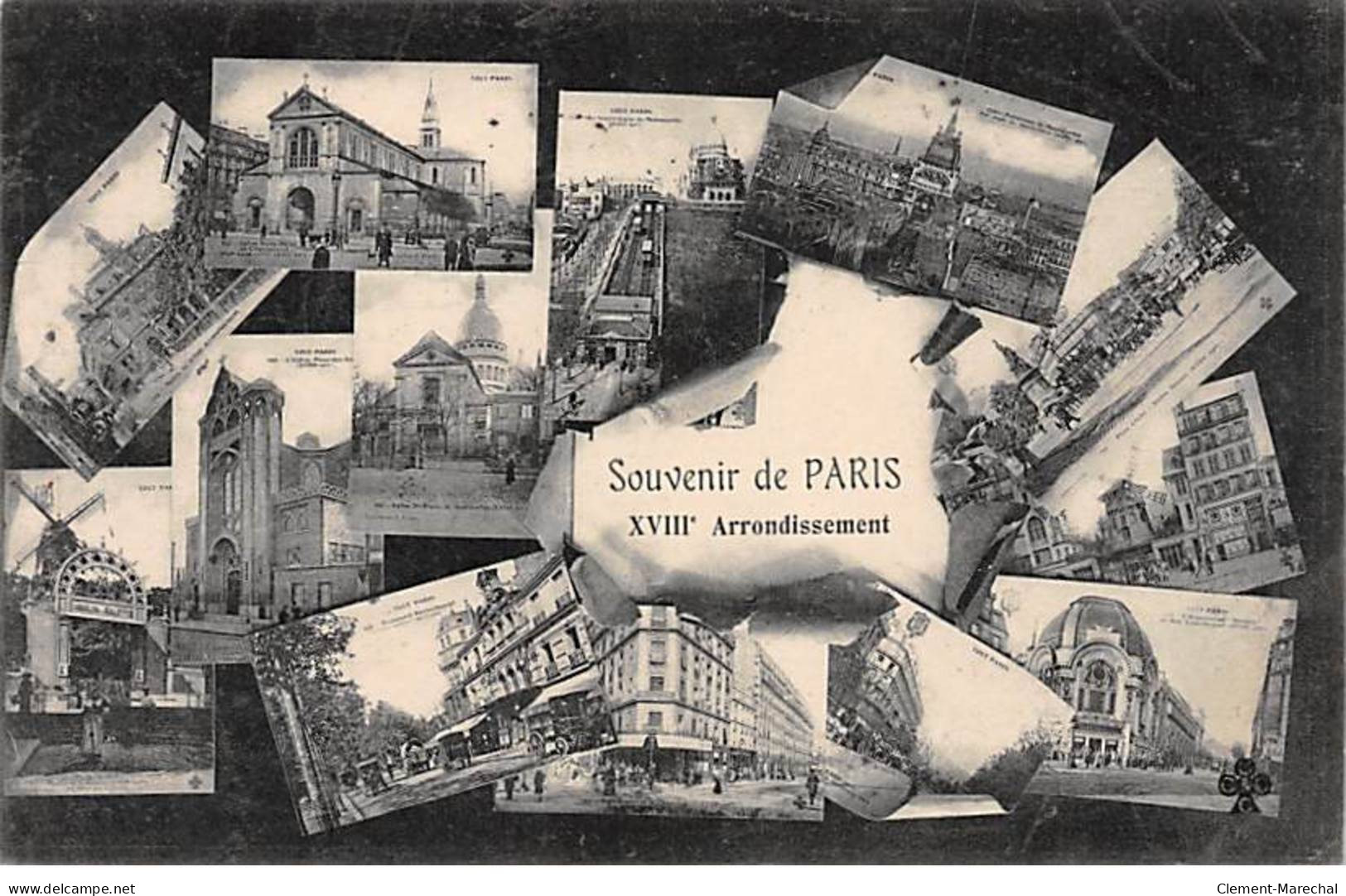 PARIS - Souvenir De Paris - XVIIIe Arrondissement - Très Bon état - Paris (18)