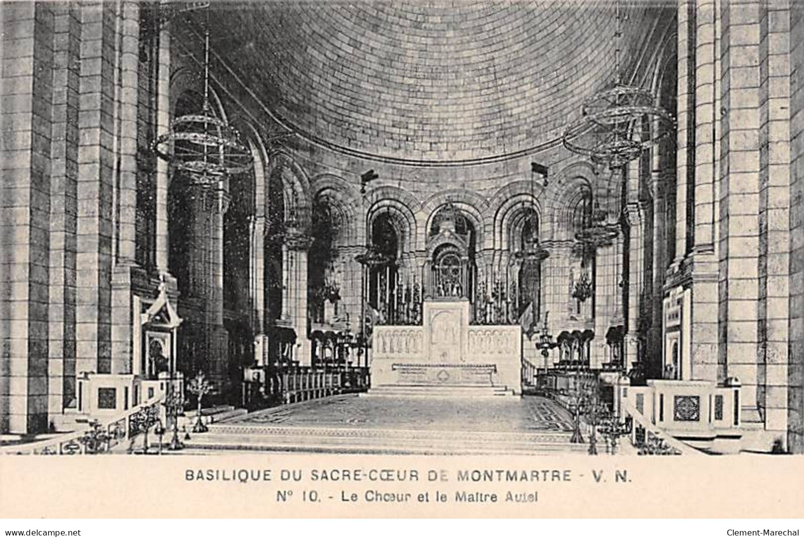 PARIS - Basilique Du Sacré Coeur De Montmartre - Le Choeur Et Le Maitre Autel - Très Bon état - District 18