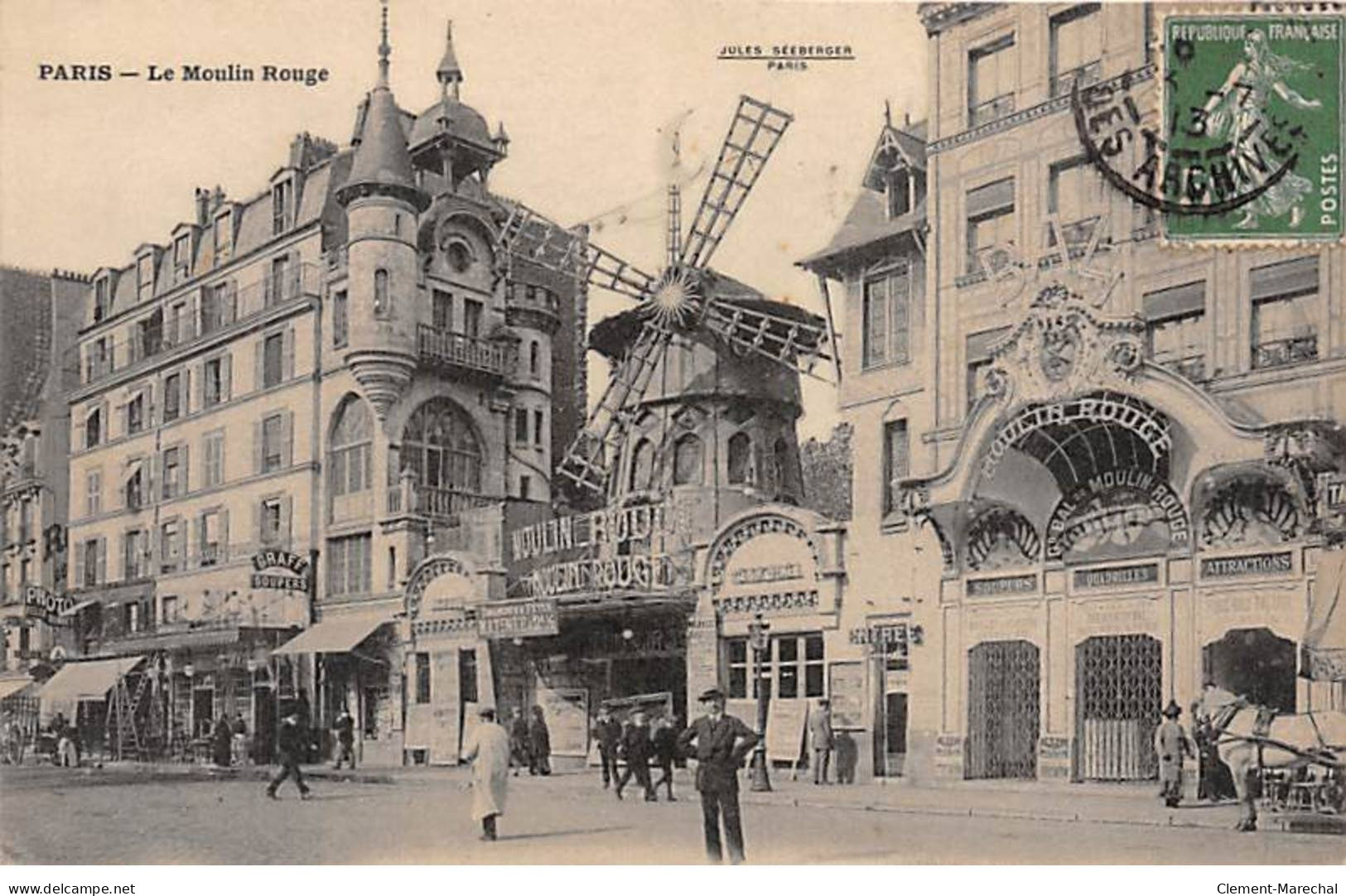 PARIS - Le Moulin Rouge - Très Bon état - Arrondissement: 18