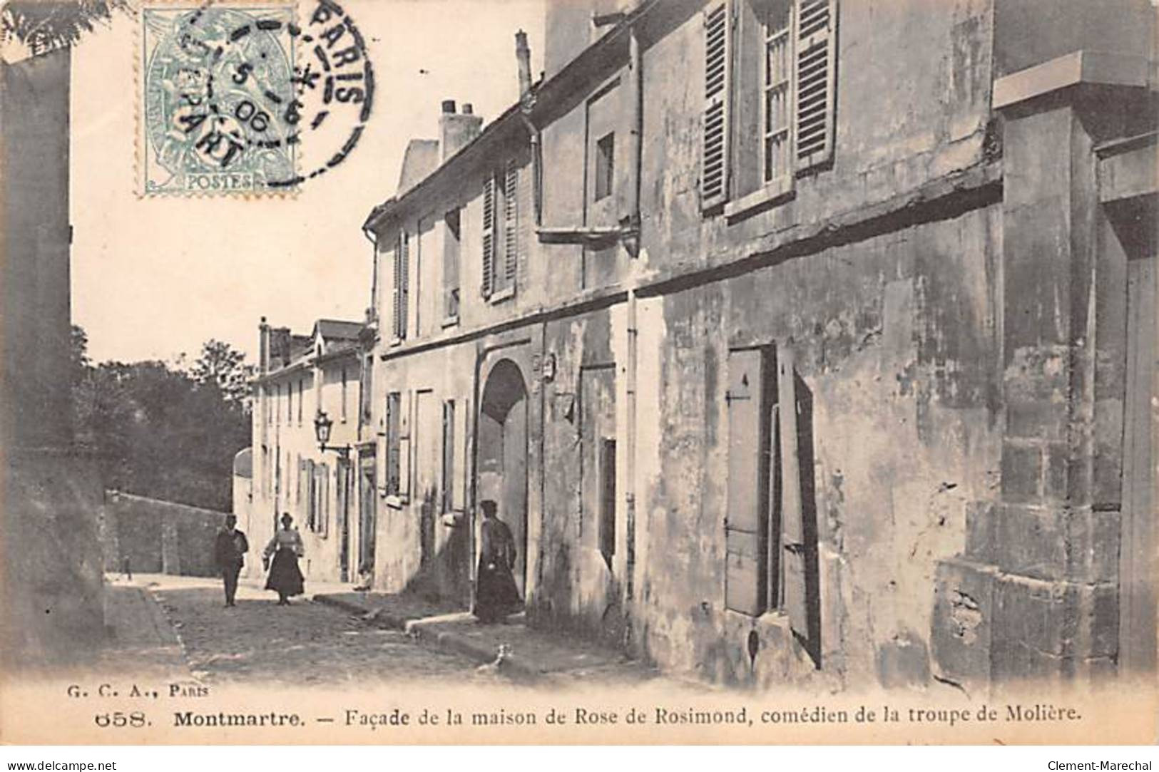 PARIS - Montmartre - Façade De La Maison De Rose De Rosimond - Très Bon état - Paris (18)