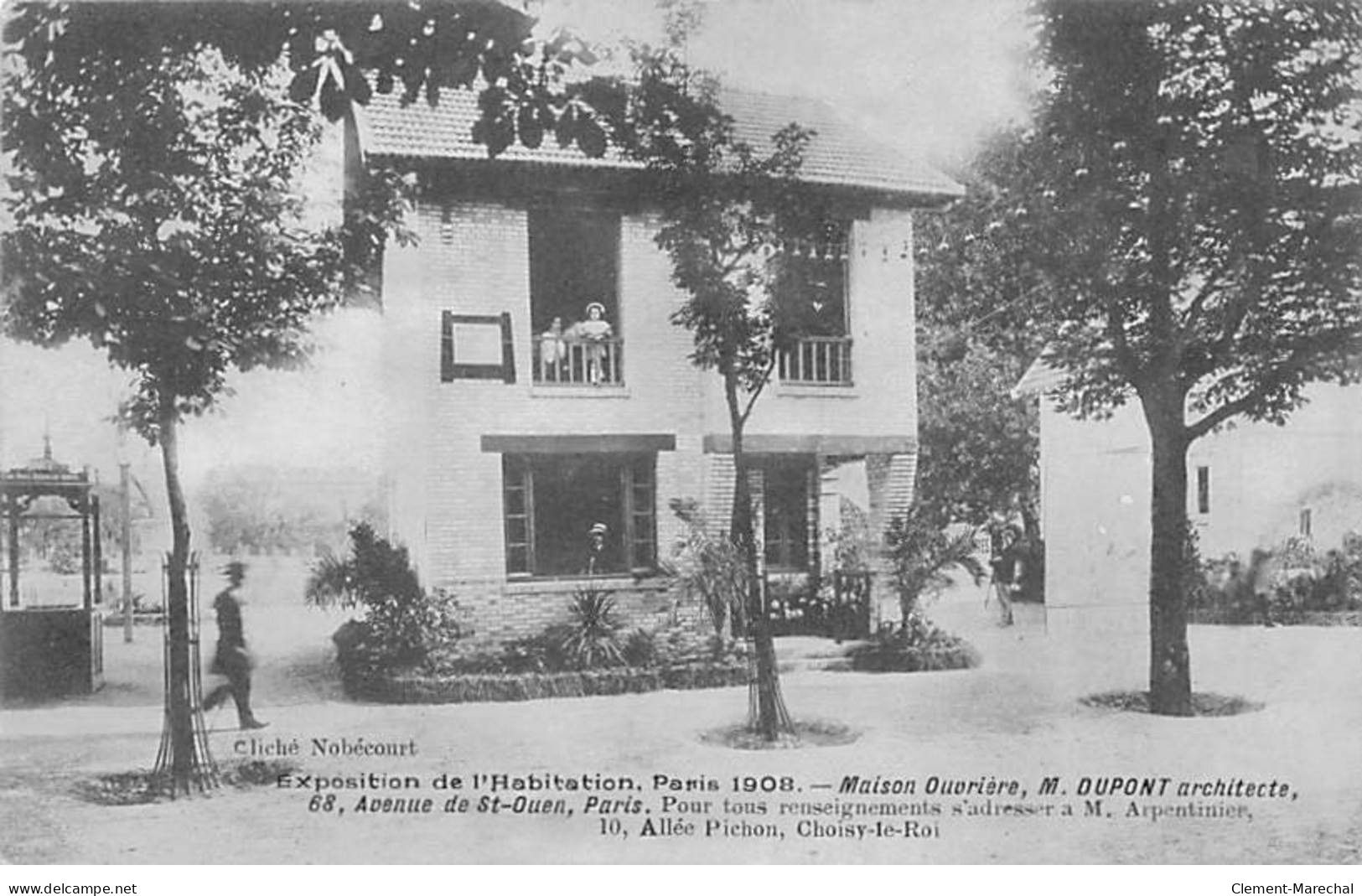 PARIS - Exposition De L'Habitation Pais 1908 - Maison Ouvrière - Avenue De Saint Ouen - Très Bon état - Arrondissement: 18