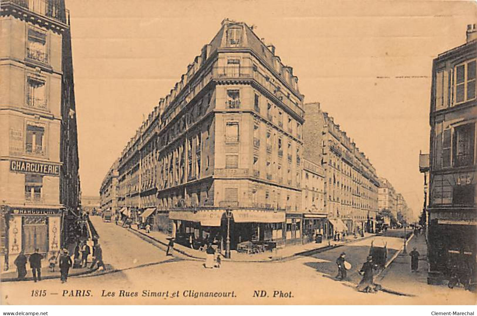 PARIS - Les Rues Simart Et Clignancourt - Très Bon état - Paris (18)