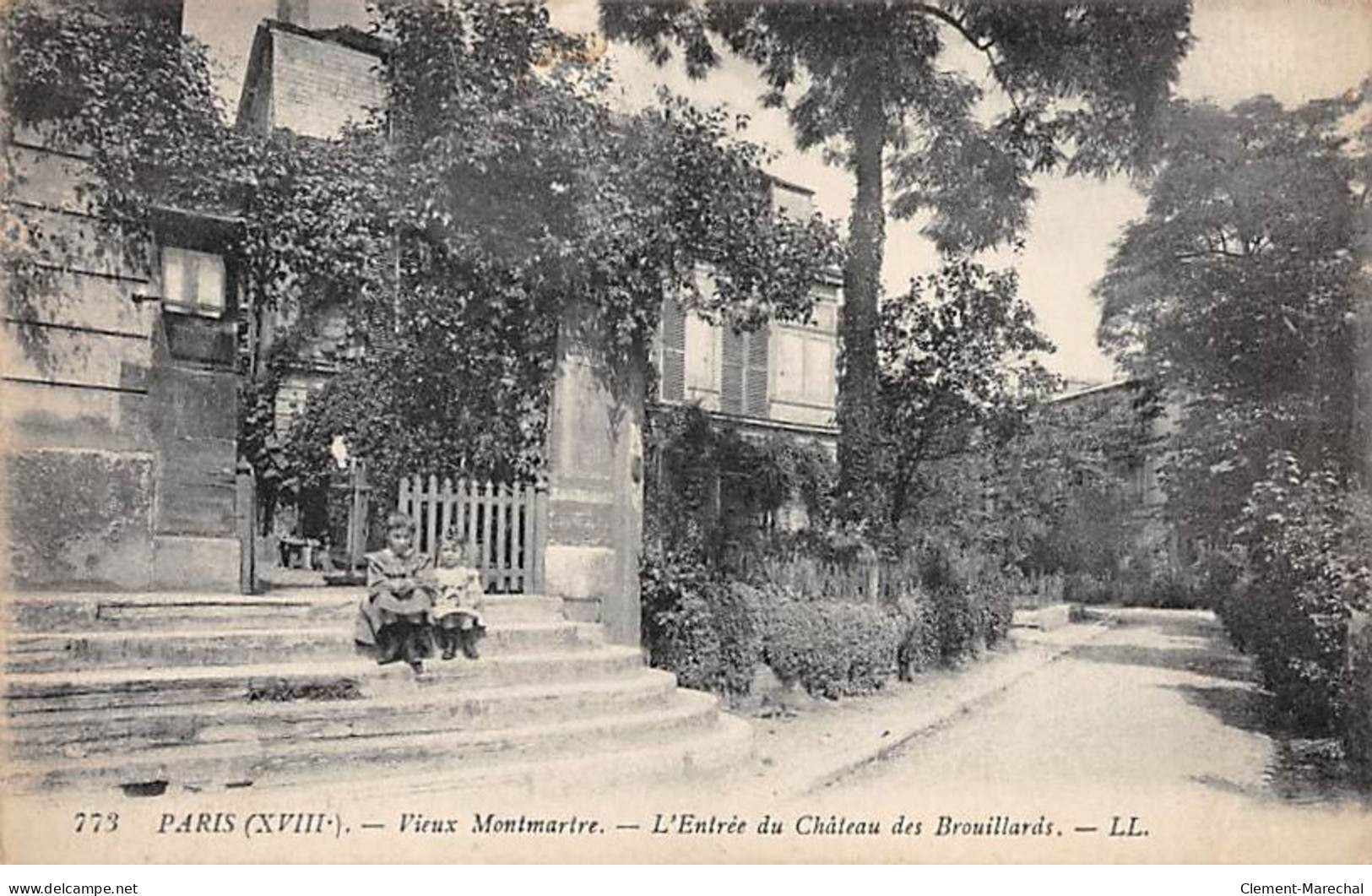 PARIS - Vieux Montmartre - L'Entrée Du Château Des Brouillards - Très Bon état - District 18