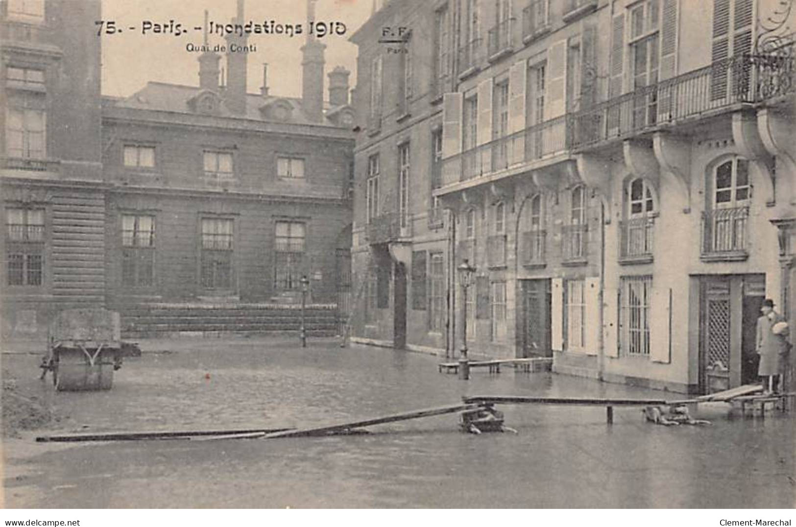 PARIS - Quai De Conti - Janvier 1910 - Très Bon état - Paris (06)