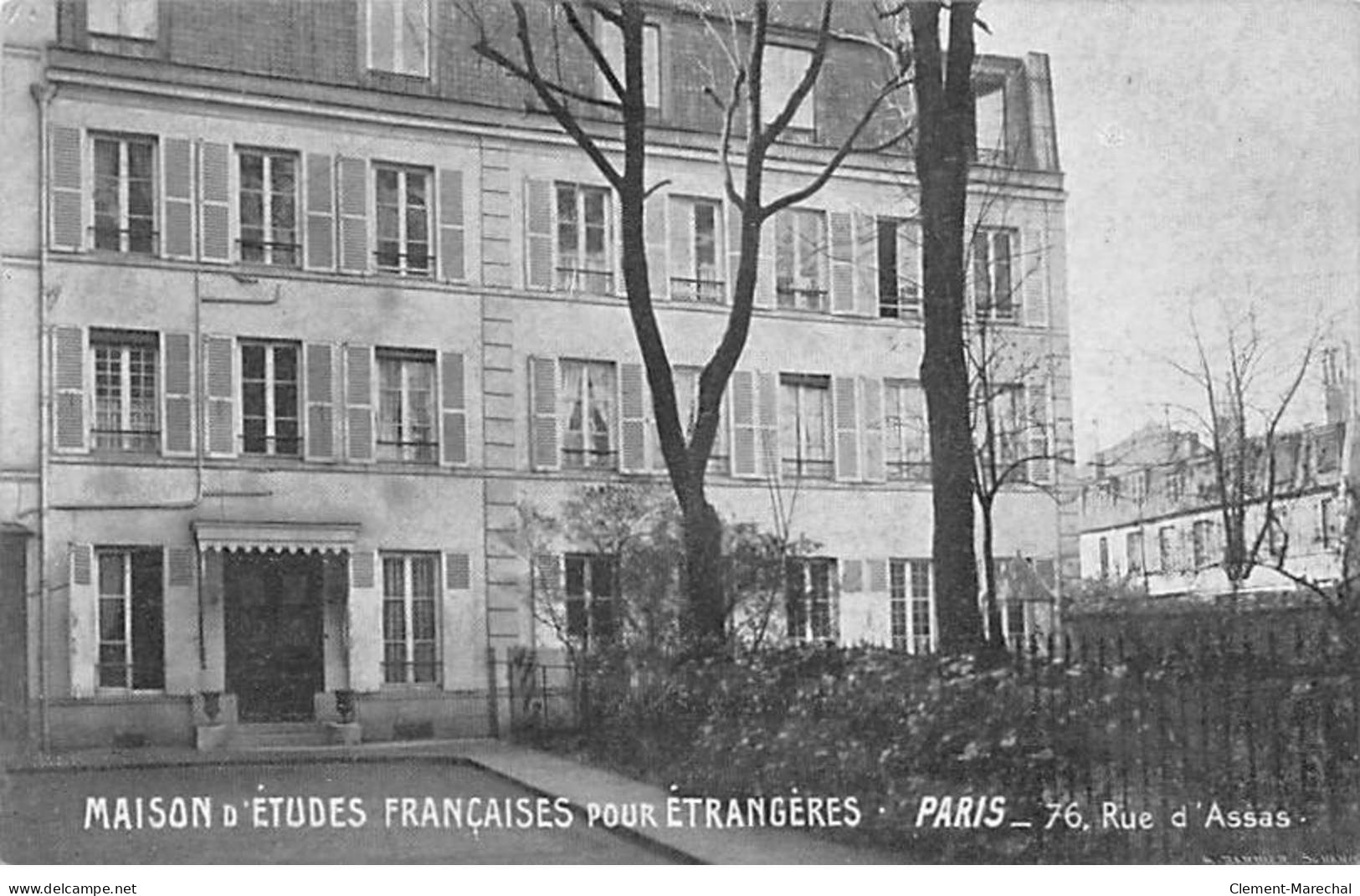 PARIS - Maison D'Etudes Françaises Pour Etrangères - Rue D'Assas - Très Bon état - Paris (06)