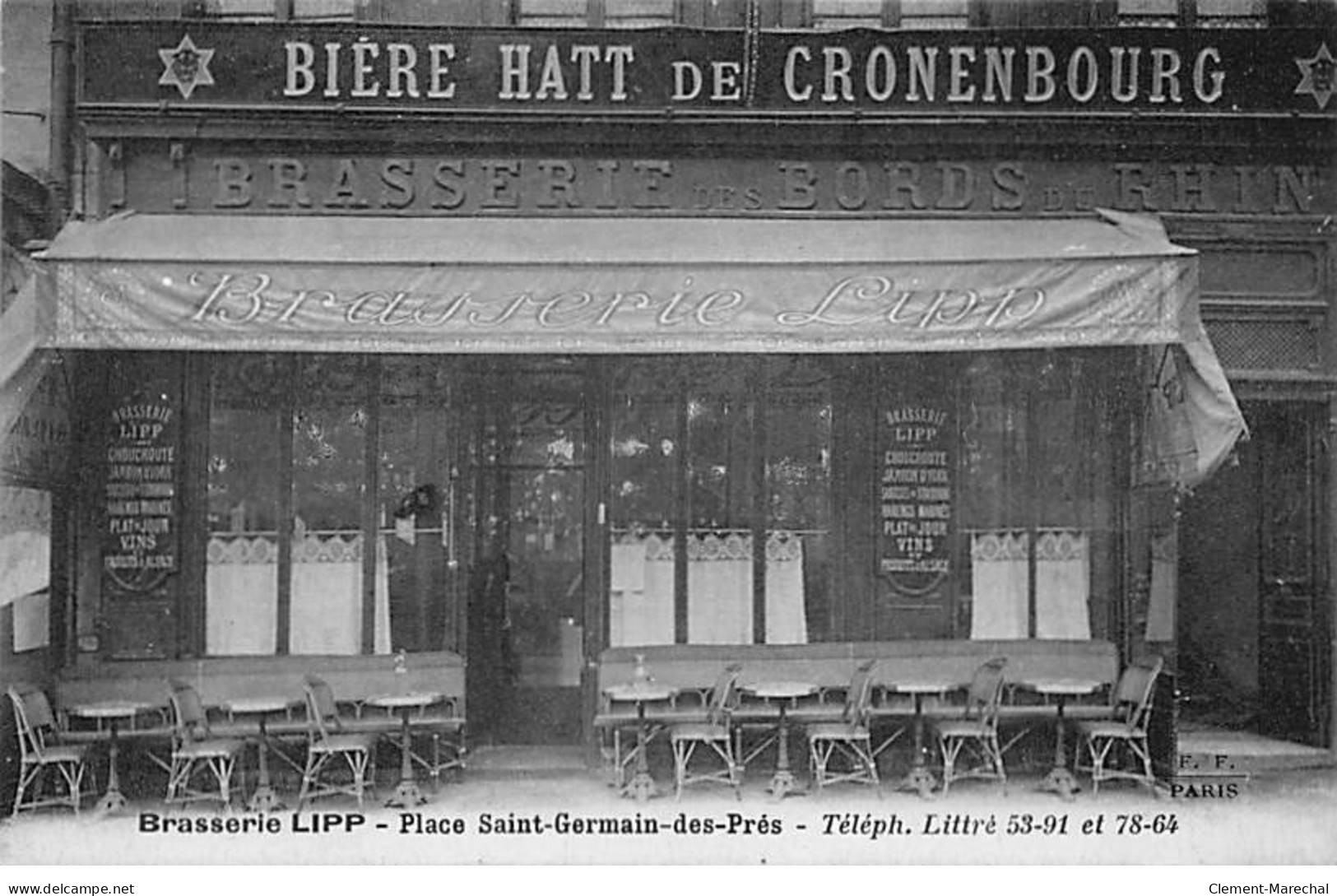 PARIS - Brasserie LIPP - Place Saint Germain Des Prés - Très Bon état - Paris (06)