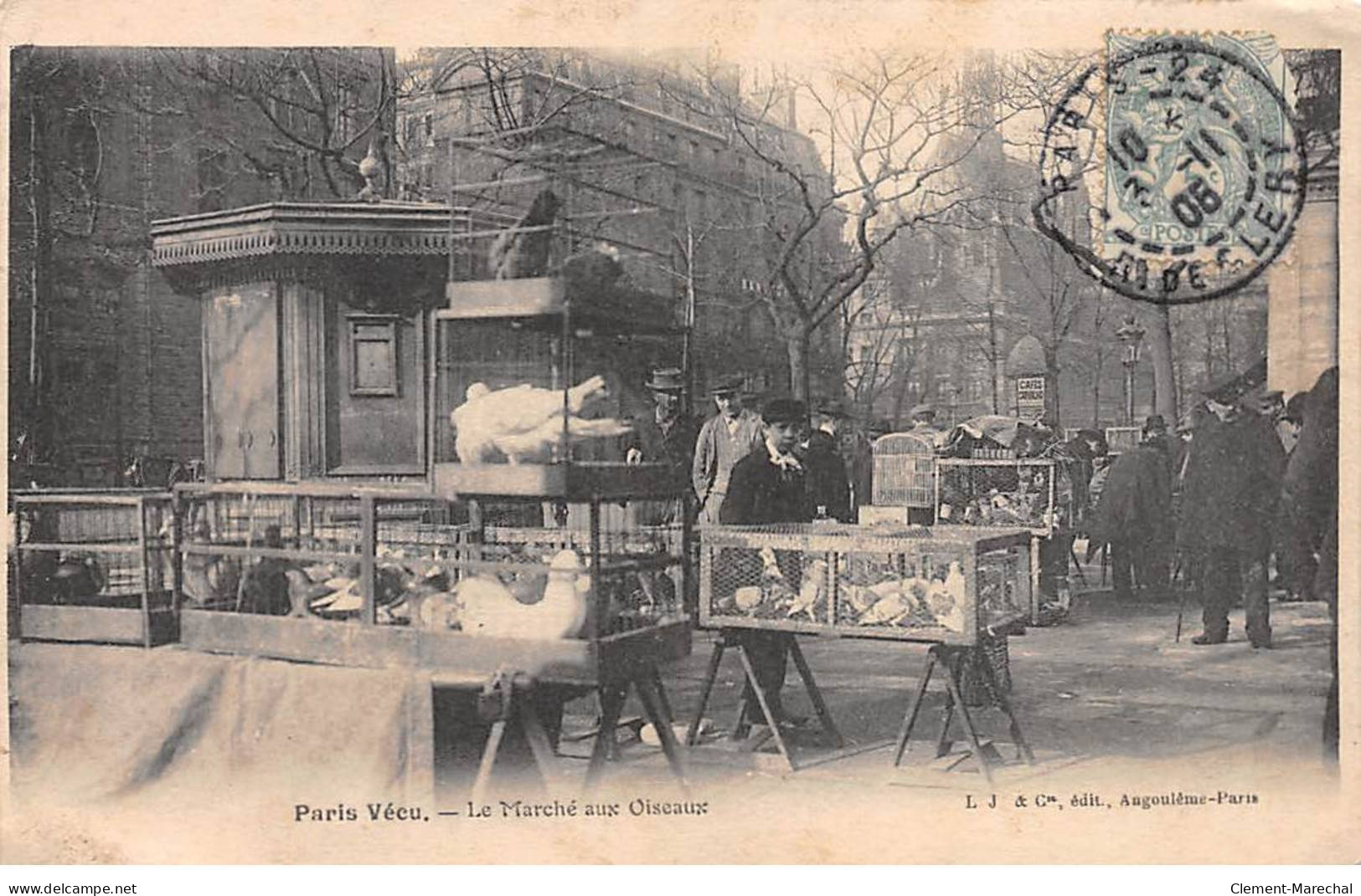 PARIS Vécu - Le Marché Aux Oiseaux - état - Arrondissement: 04