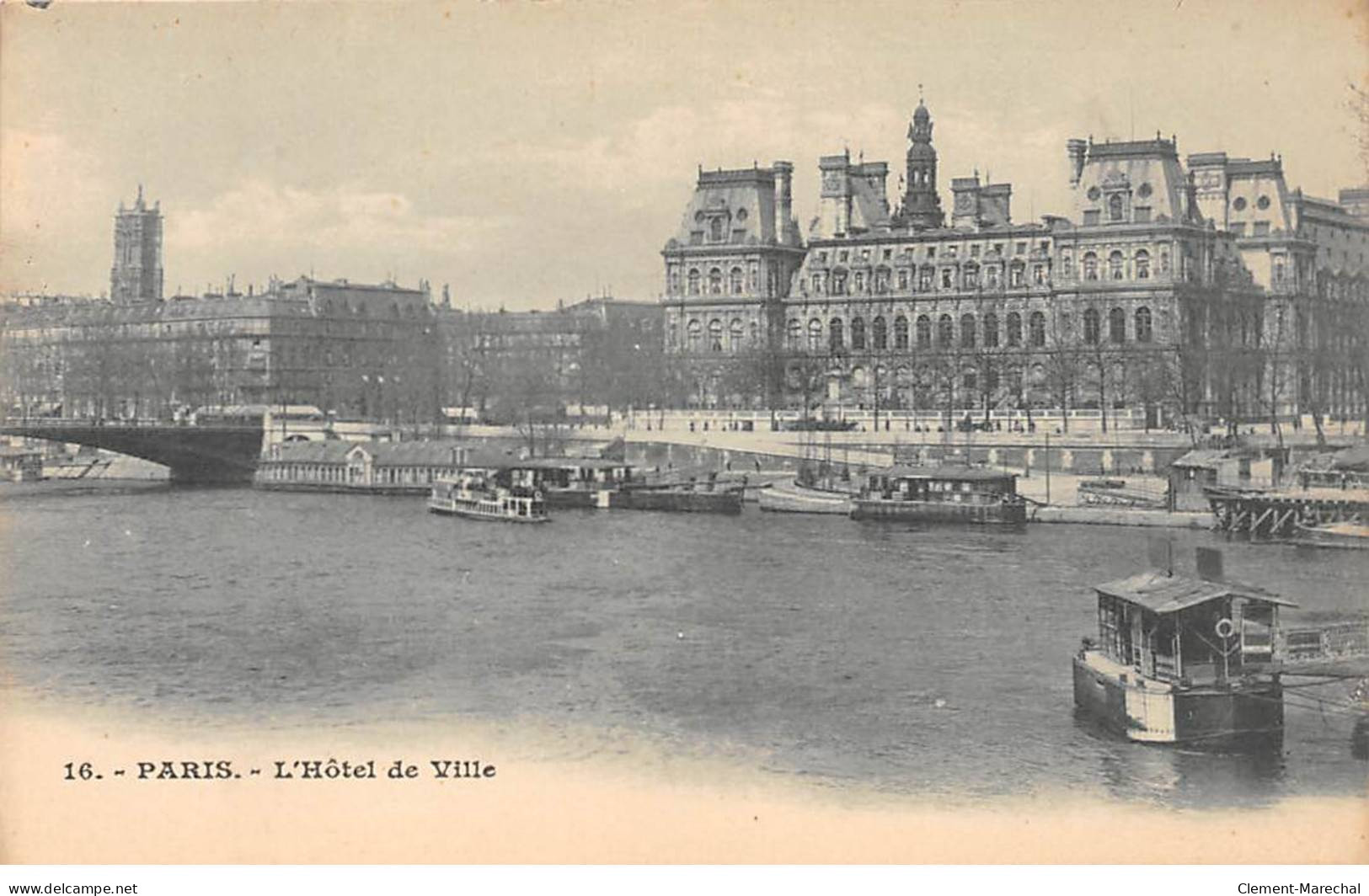 PARIS - L'Hôtel De Ville - Très Bon état - Arrondissement: 04