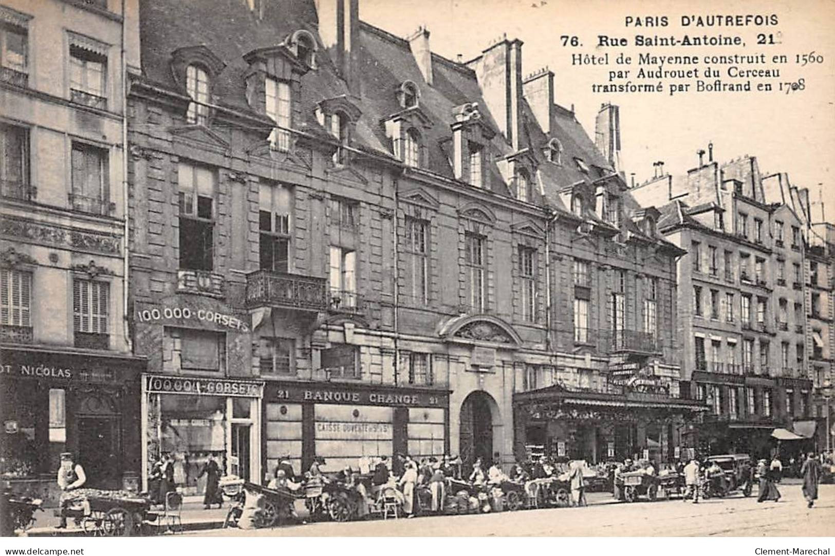 PARIS - Rue Saint Antoine - Hôtel De Mayenne - Très Bon état - Arrondissement: 04