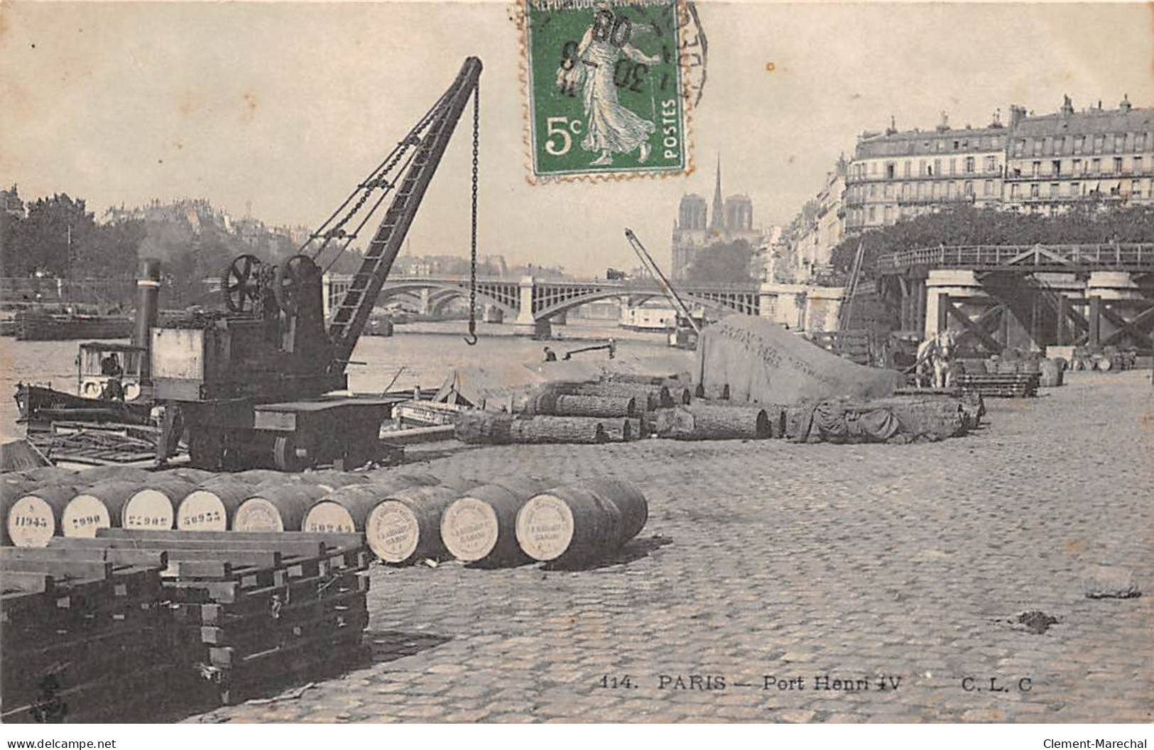 PARIS - Port Henri IV - Très Bon état - Arrondissement: 04