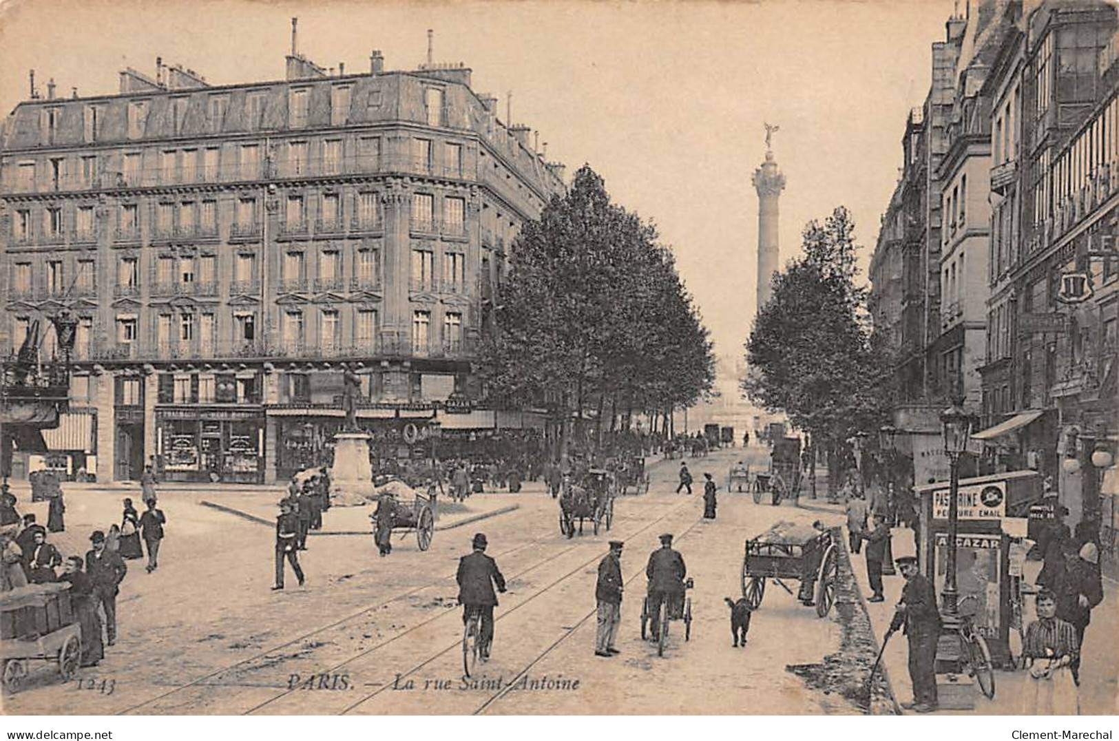 PARIS - La Rue Saint Antoine - Très Bon état - Arrondissement: 04