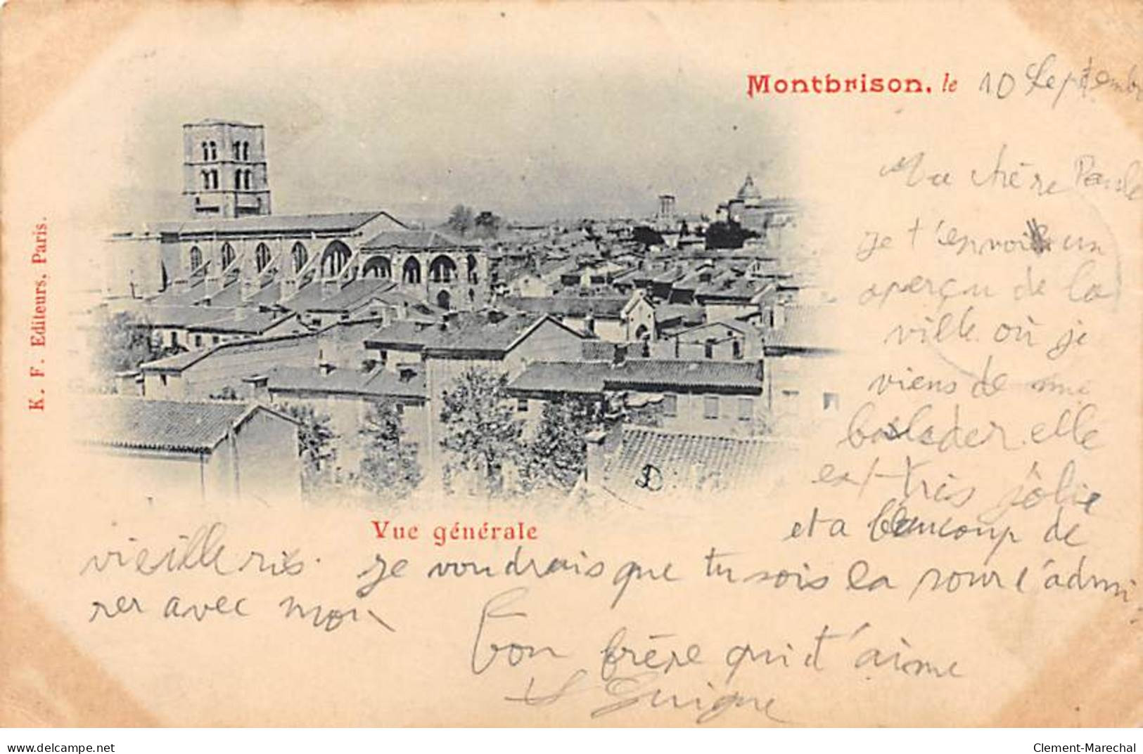 MONTBRISON - Vue Générale - Très Bon état - Montbrison