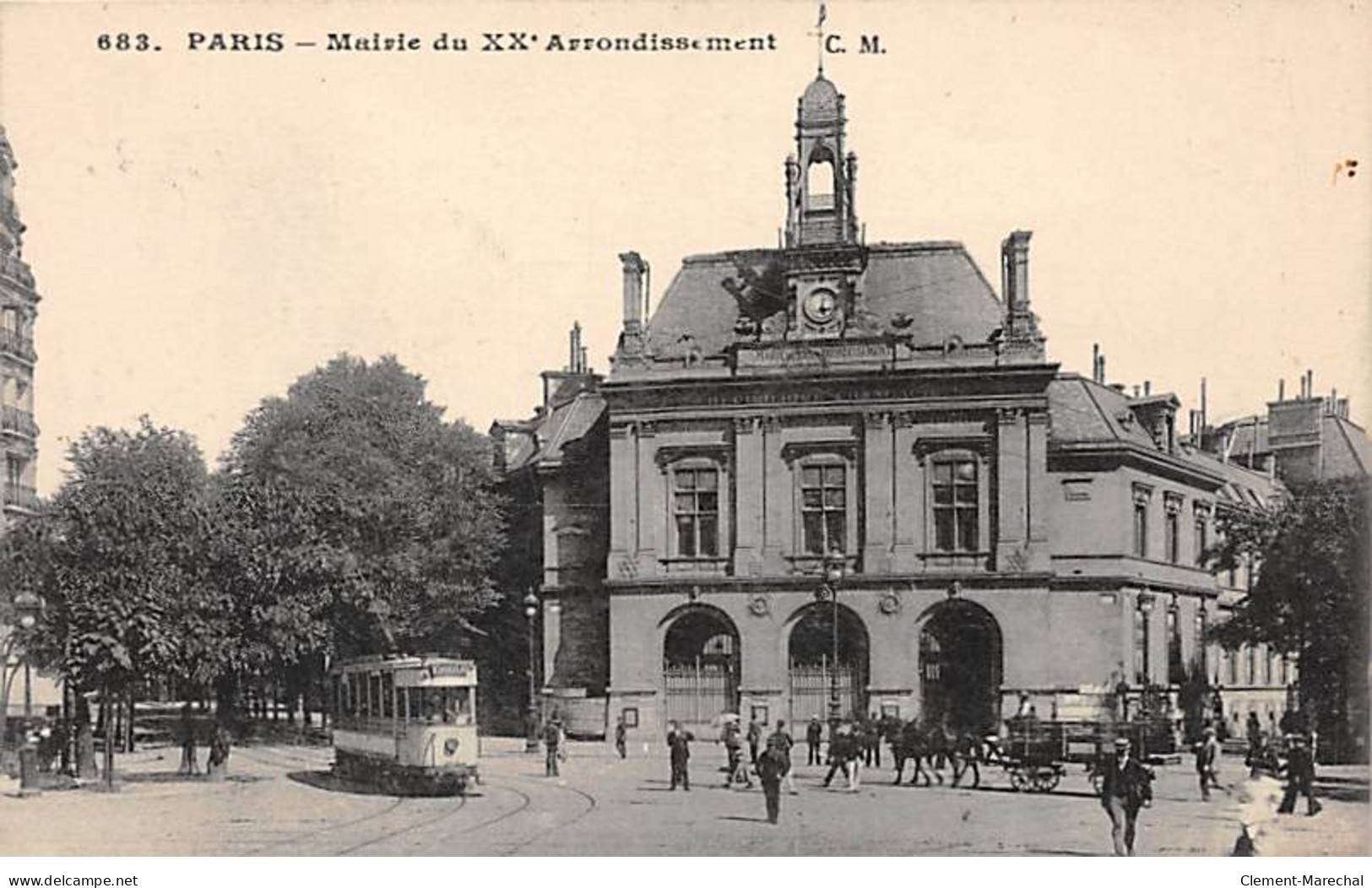 PARIS - Mairie Du XXe Arrondissement - Très Bon état - Paris (20)